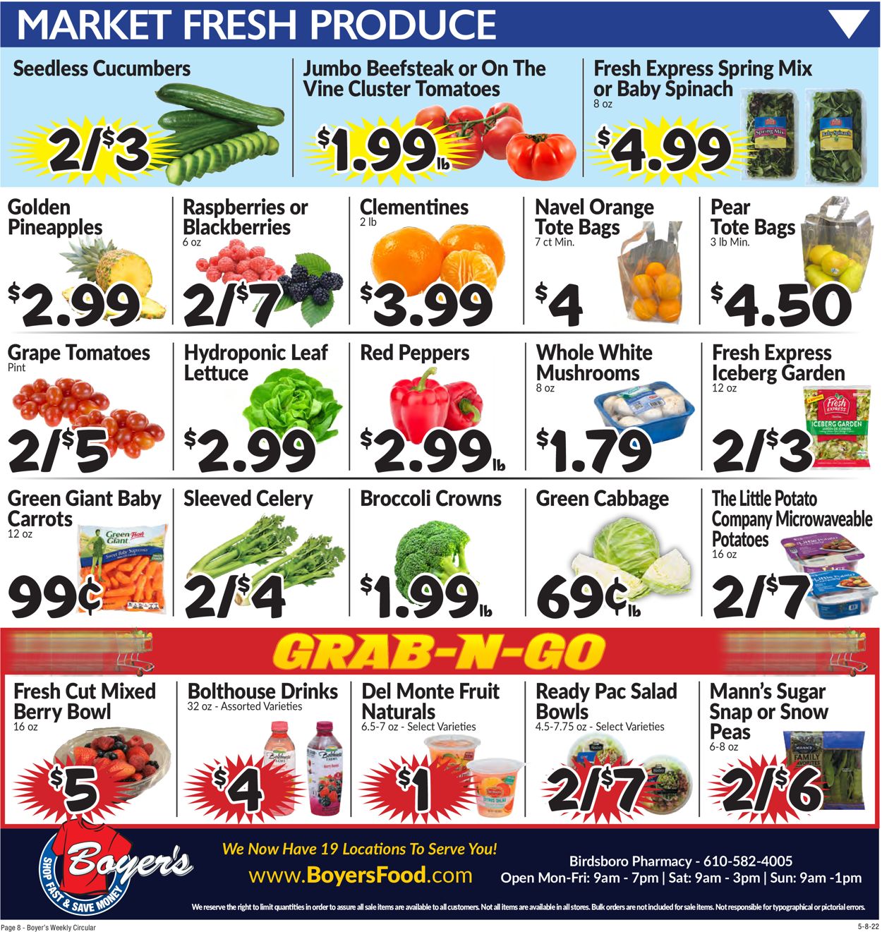 Boyer's Food Markets Ad from 05/08/2022