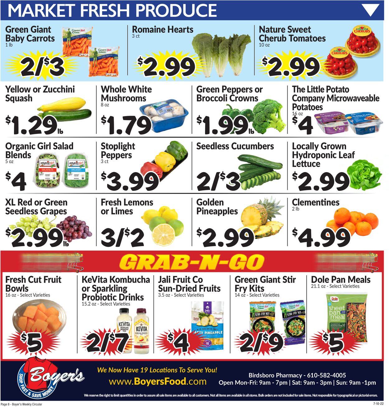 Boyer's Food Markets Ad from 07/10/2022