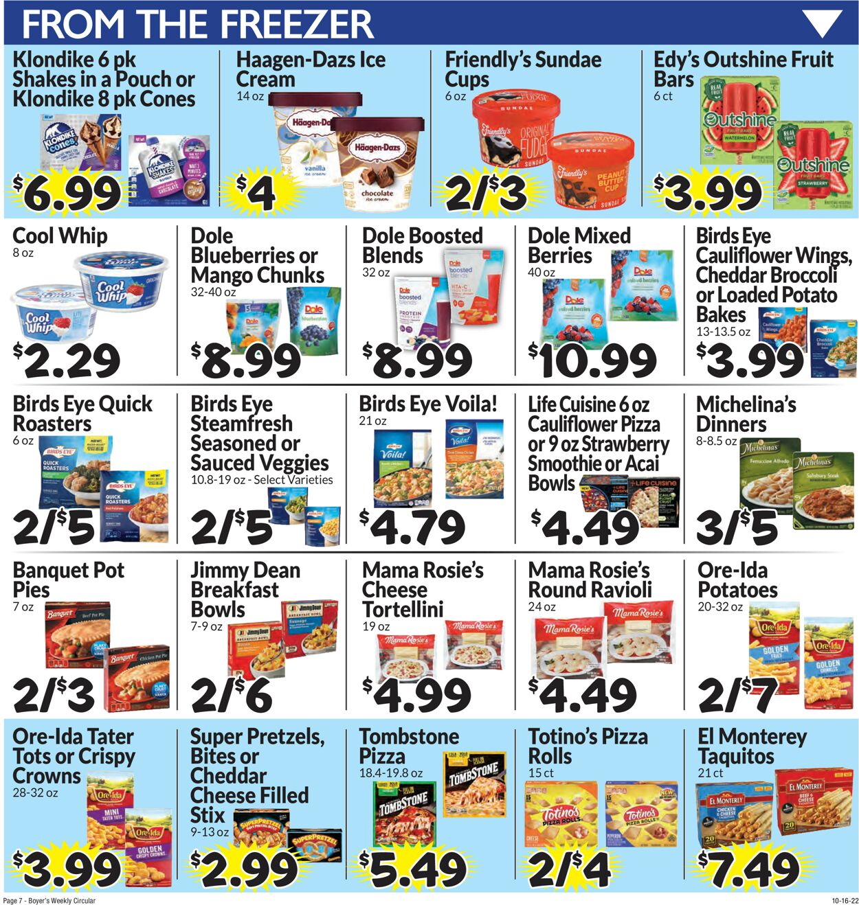 Boyer's Food Markets Ad from 10/16/2022