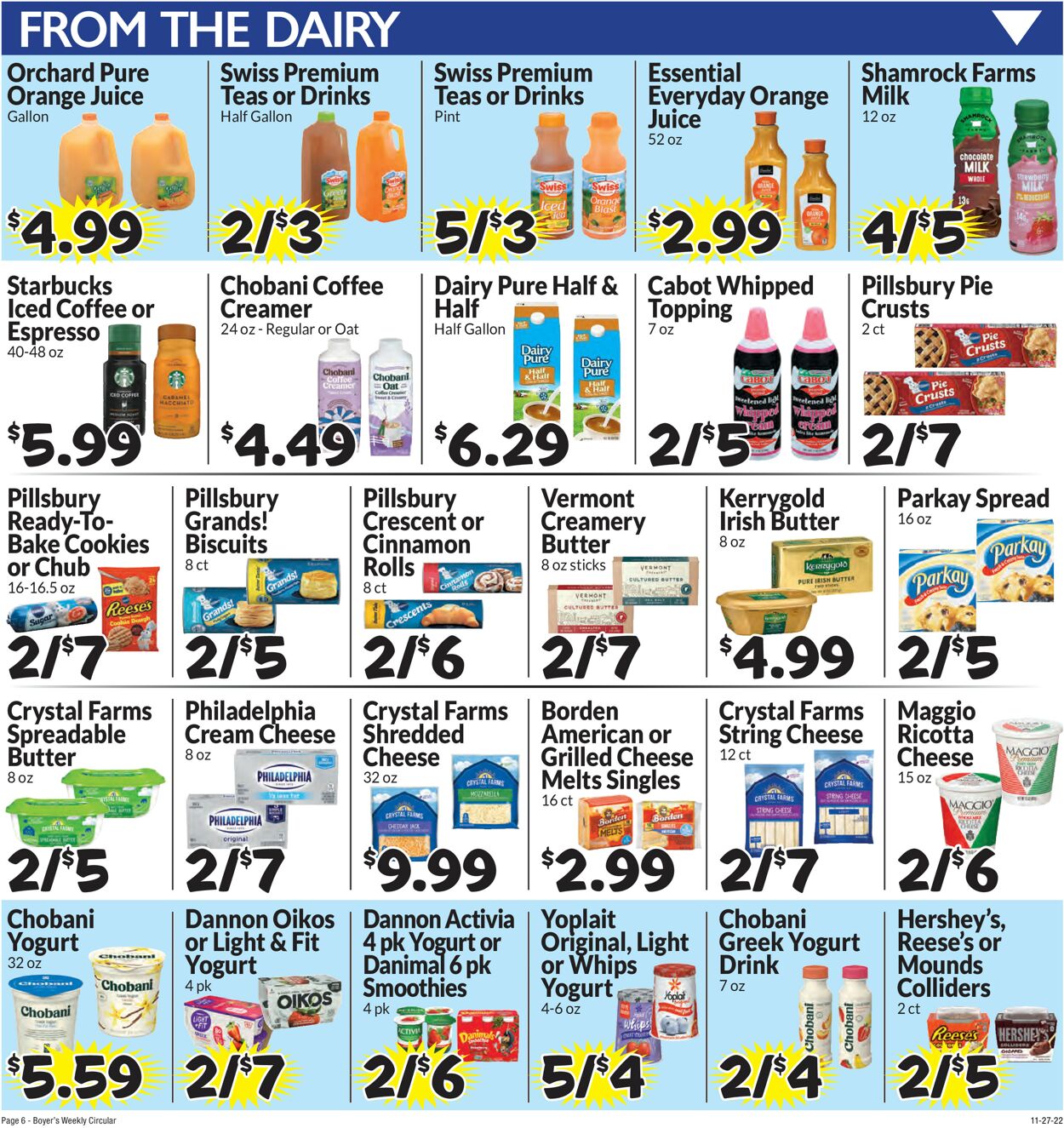 Boyer's Food Markets Ad from 11/27/2022