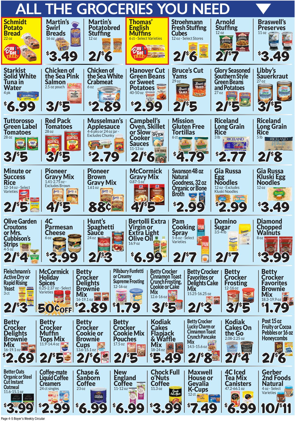 Boyer's Food Markets Ad from 12/11/2022