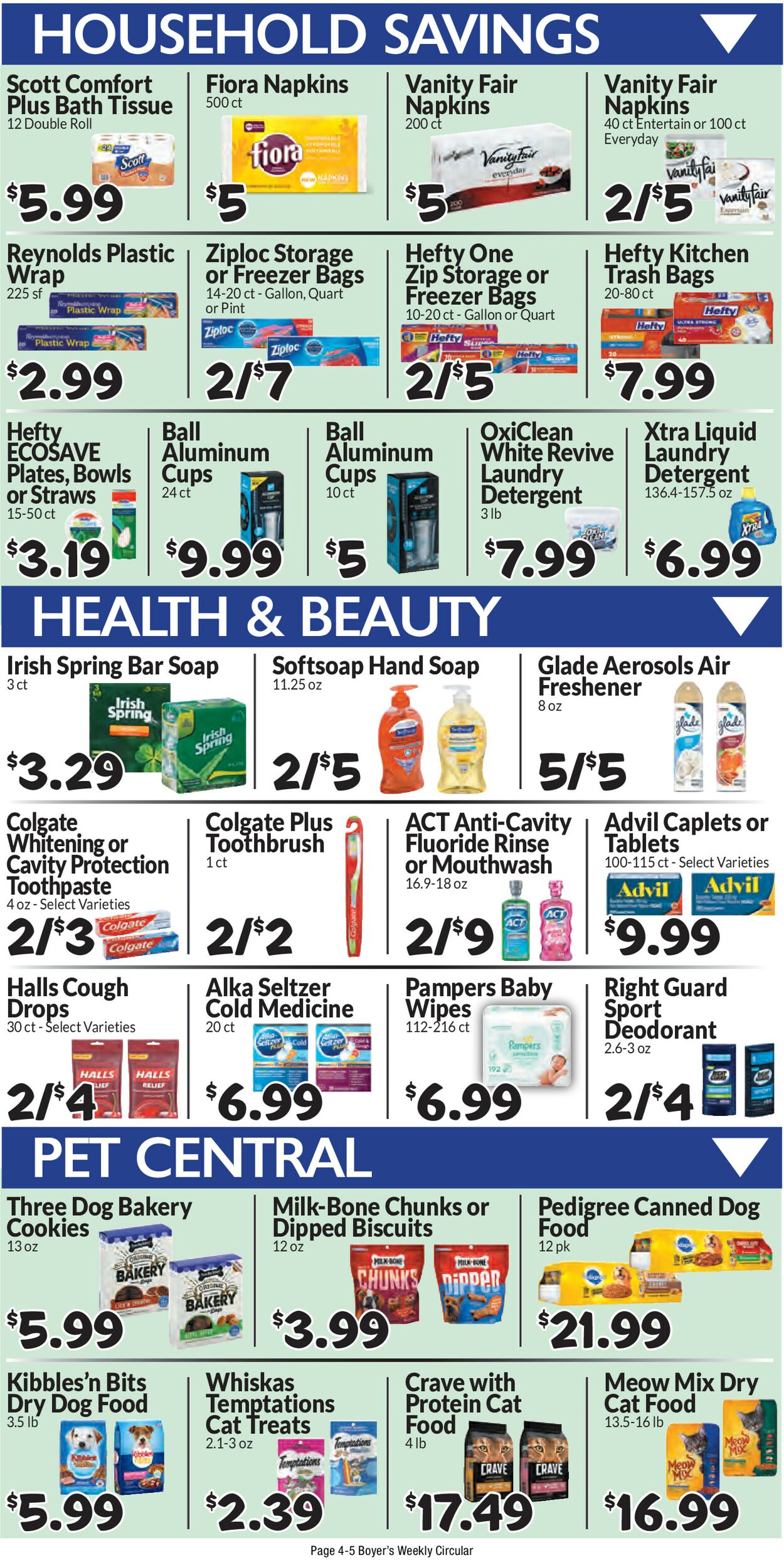 Boyer's Food Markets Ad from 12/25/2022