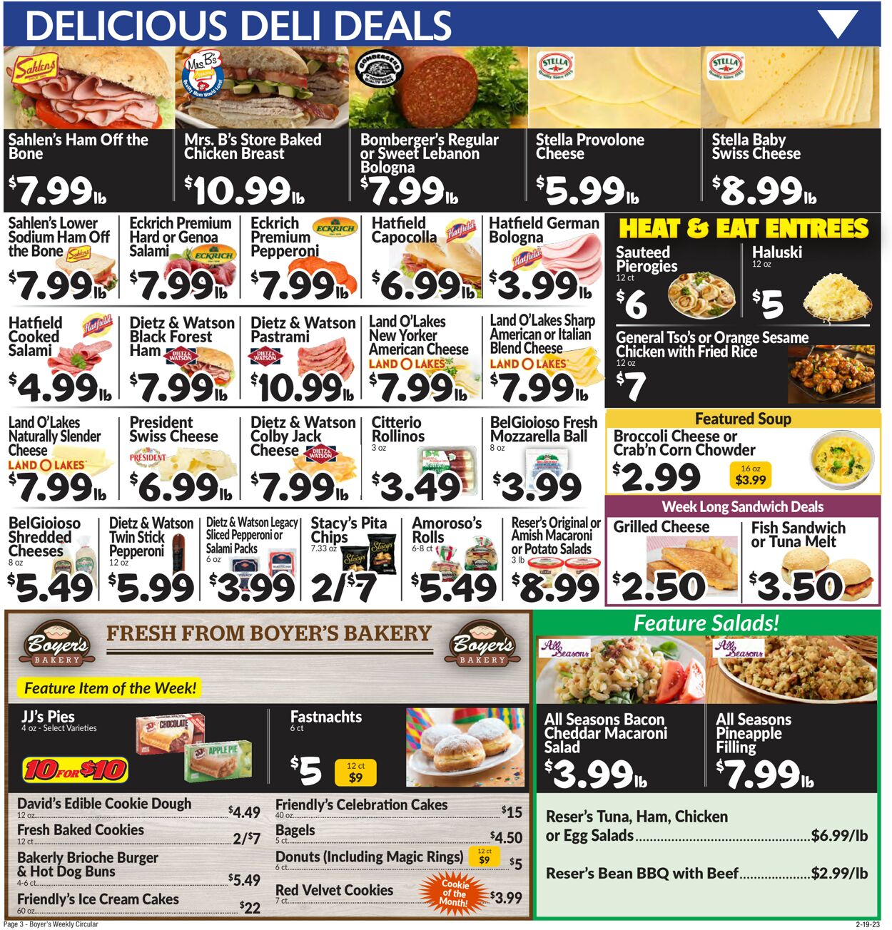 Boyer's Food Markets Ad from 02/19/2023