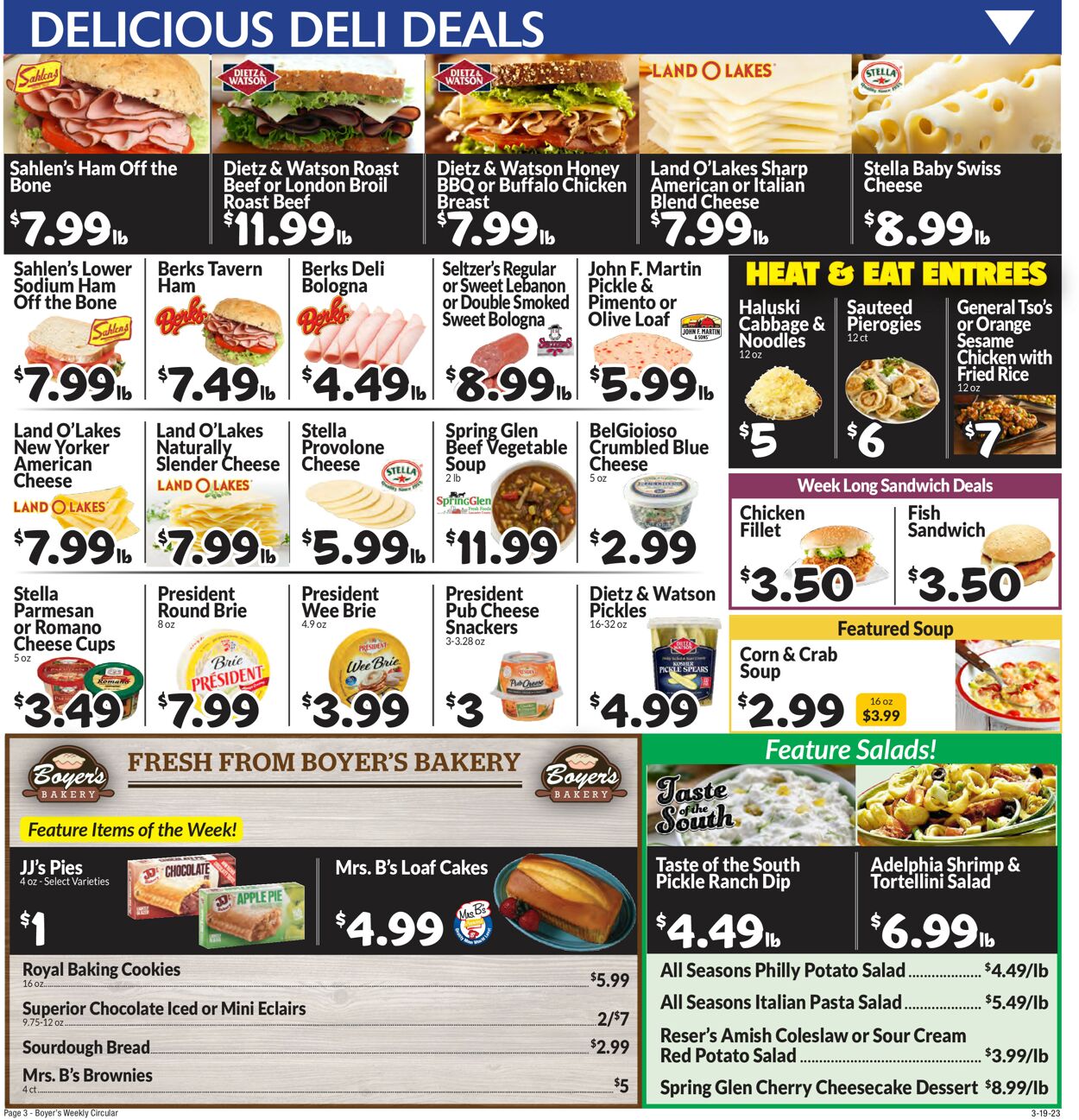 Boyer's Food Markets Ad from 03/19/2023
