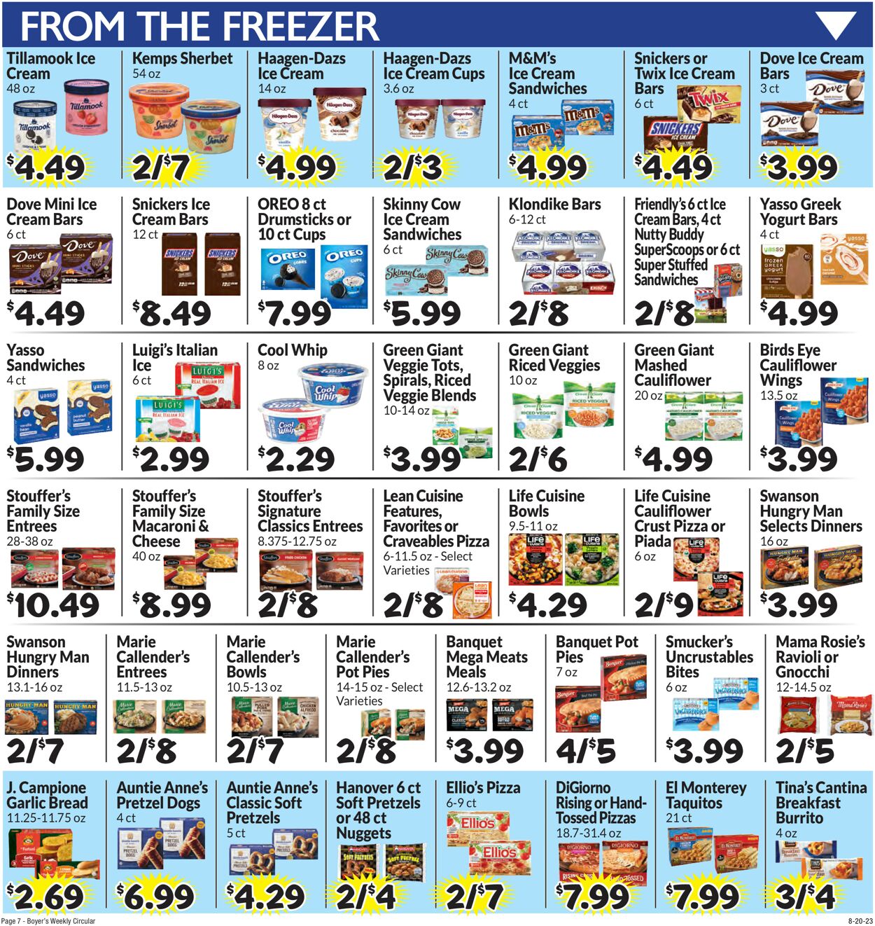 Boyer's Food Markets Ad from 08/20/2023