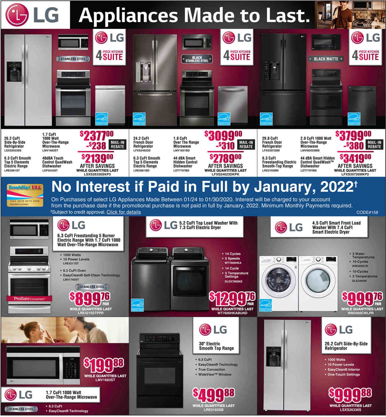 Brandsmart USA Ad from 01/27/2020