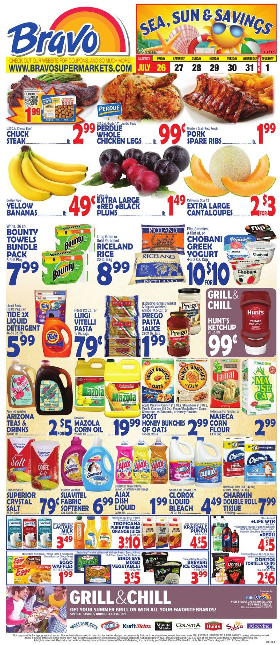 Bravo Supermarkets Ad from 07/26/2019