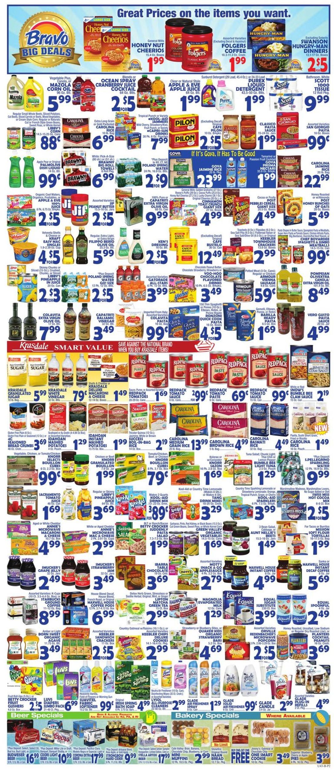 Bravo Supermarkets Ad from 09/27/2019