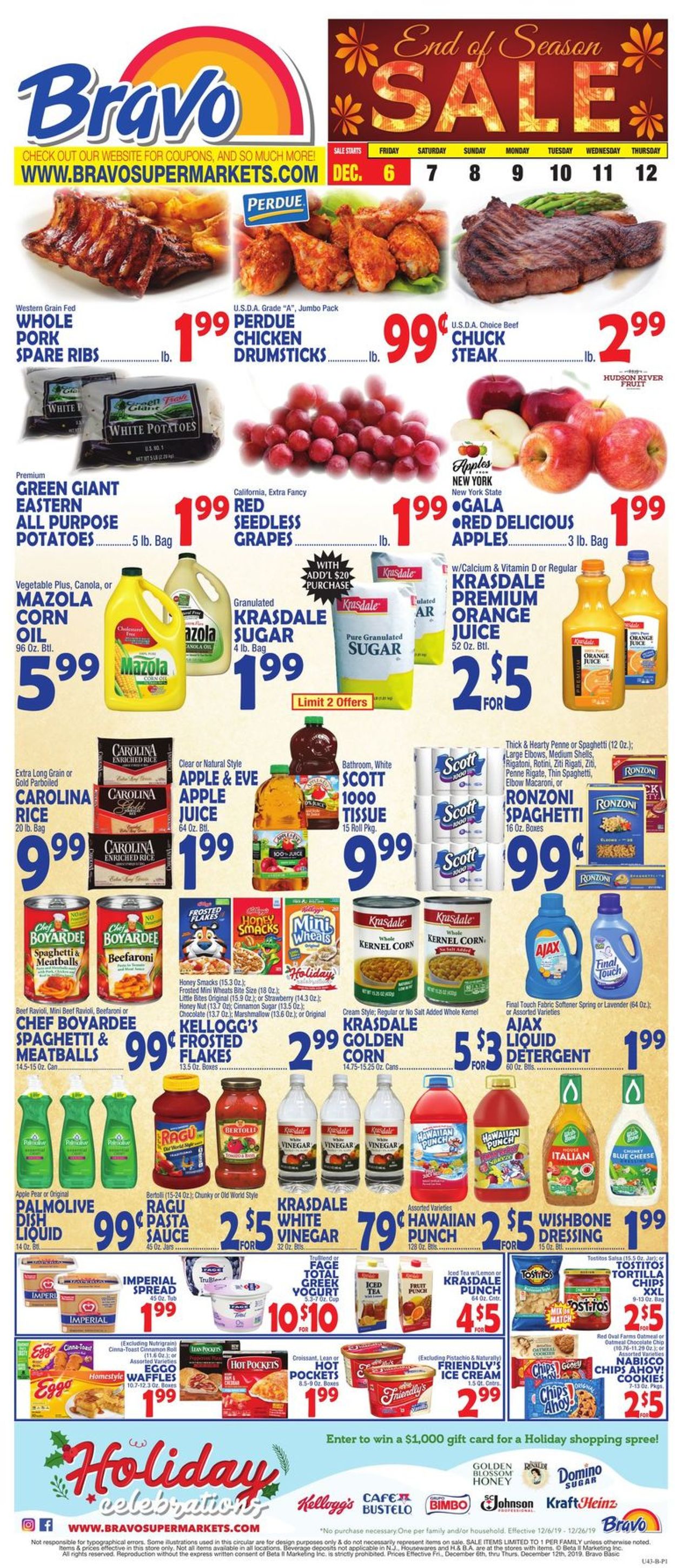 Bravo Supermarkets Ad from 12/06/2019