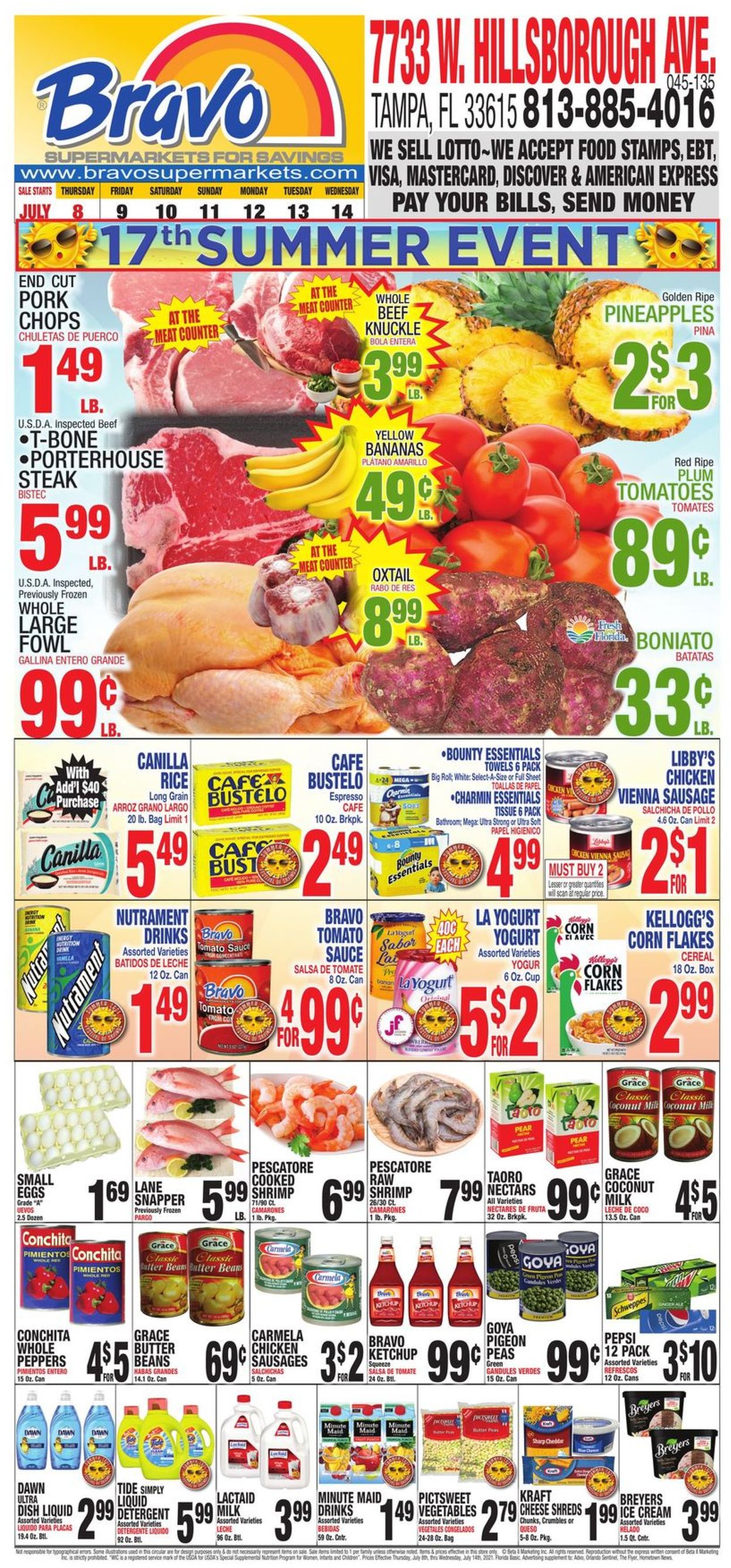 Bravo Supermarkets Ad from 07/08/2021