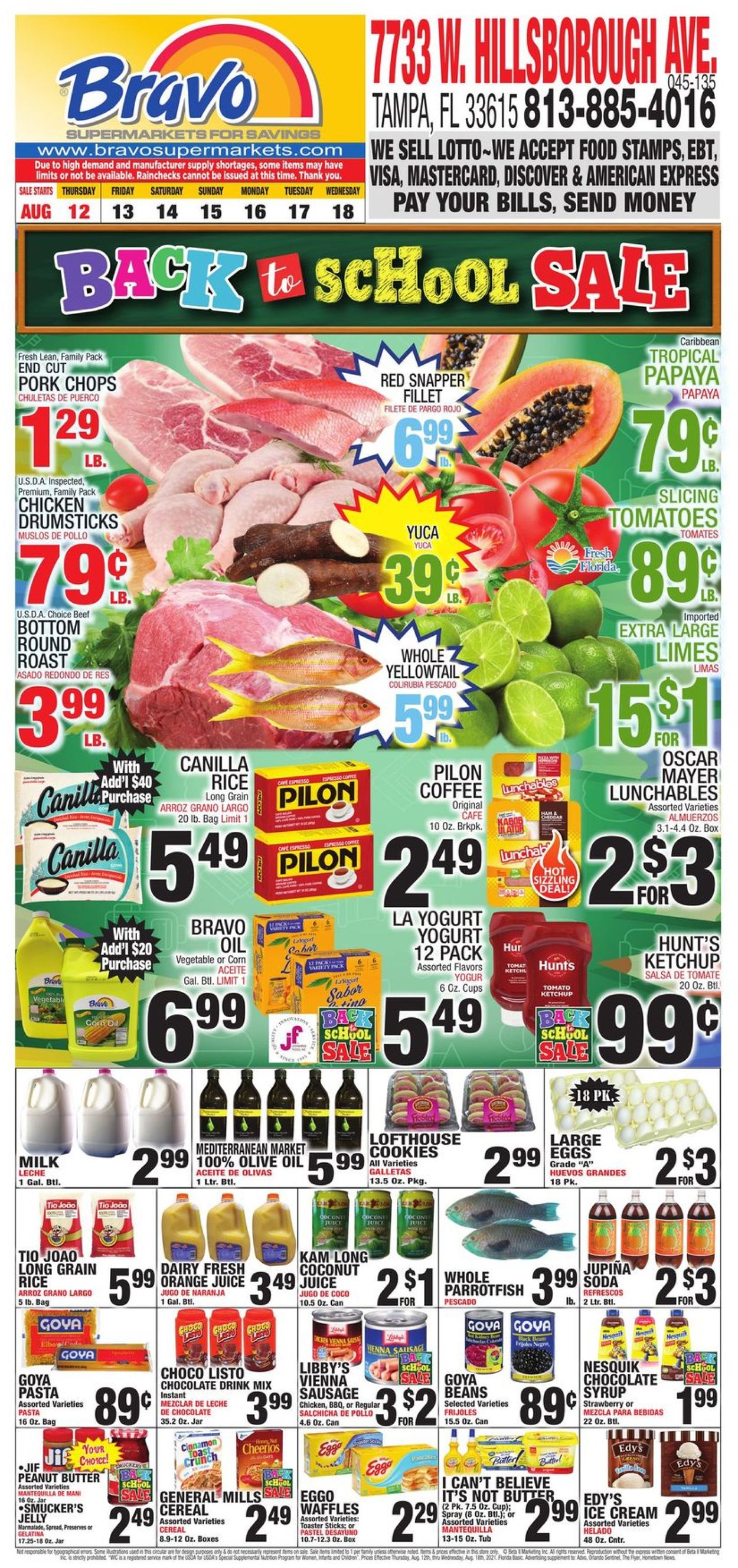 Bravo Supermarkets Ad from 08/12/2021
