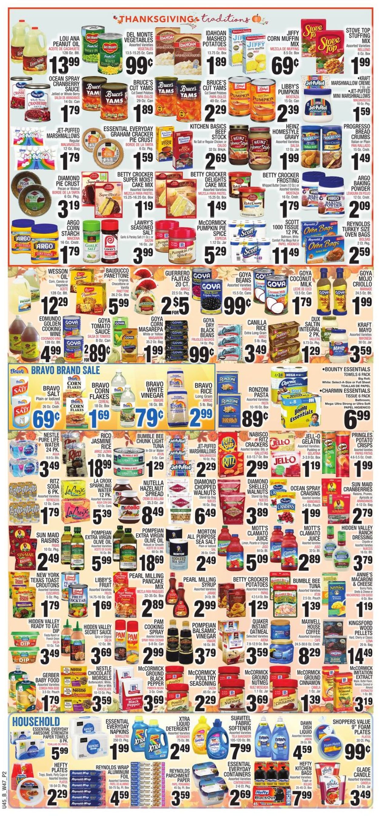 Bravo Supermarkets Ad from 11/18/2021