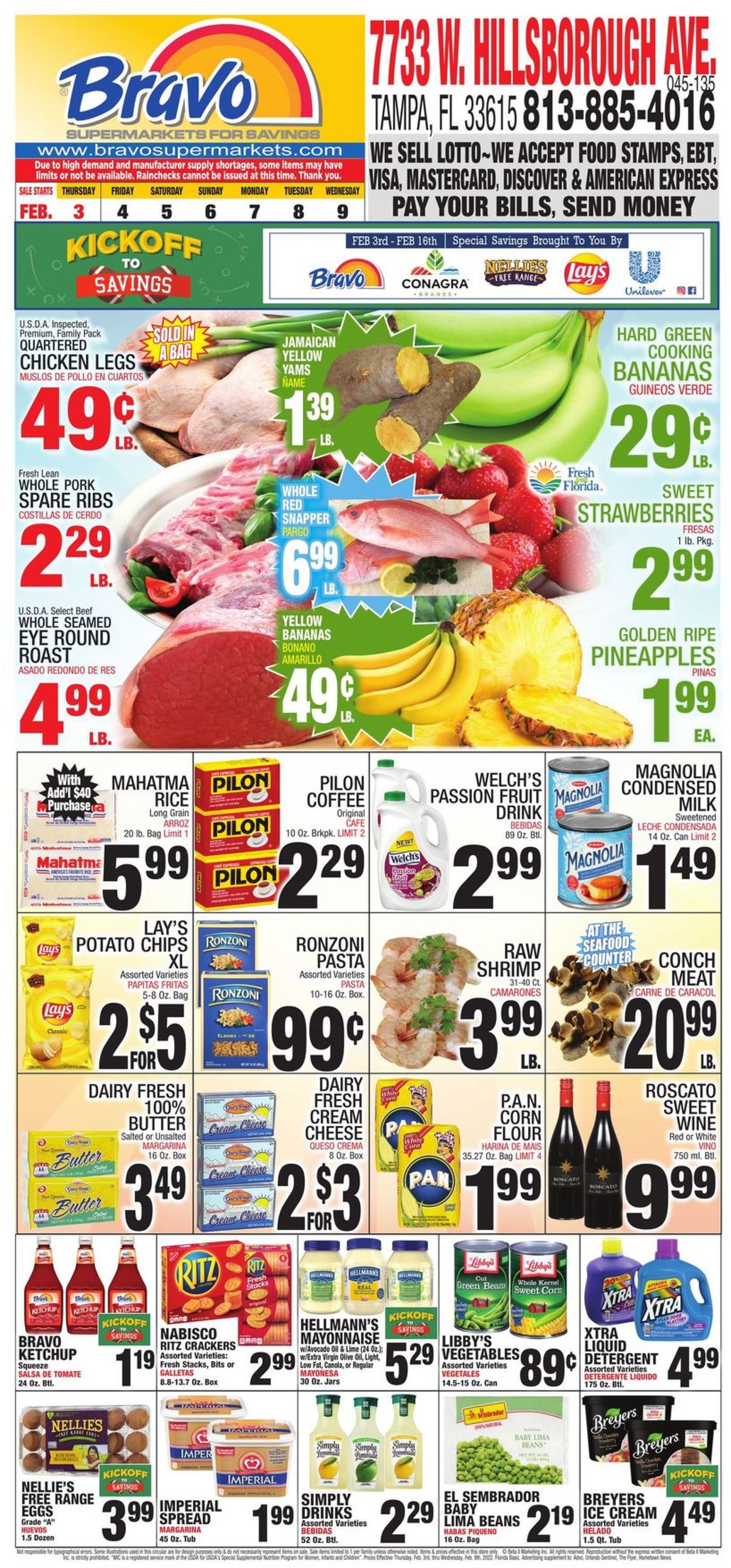 Bravo Supermarkets Ad from 02/03/2022
