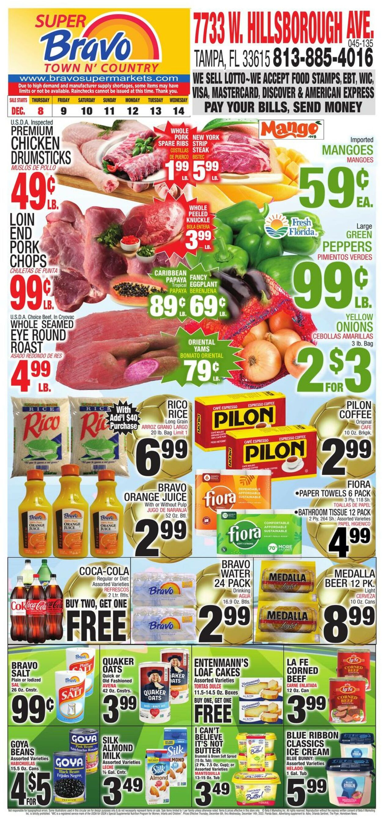 Bravo Supermarkets Ad from 12/08/2022