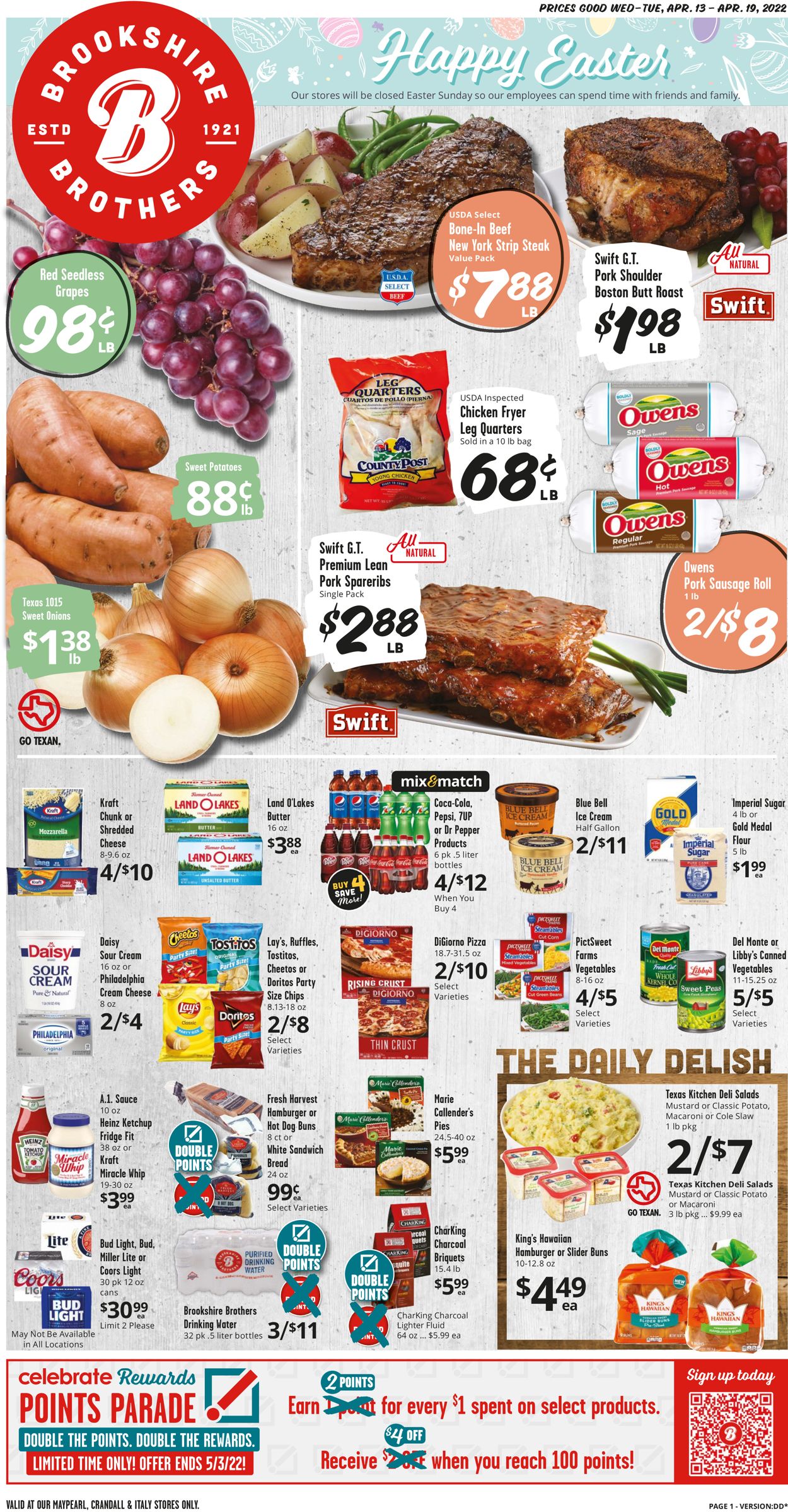 Brookshire Brothers Ad from 04/13/2020