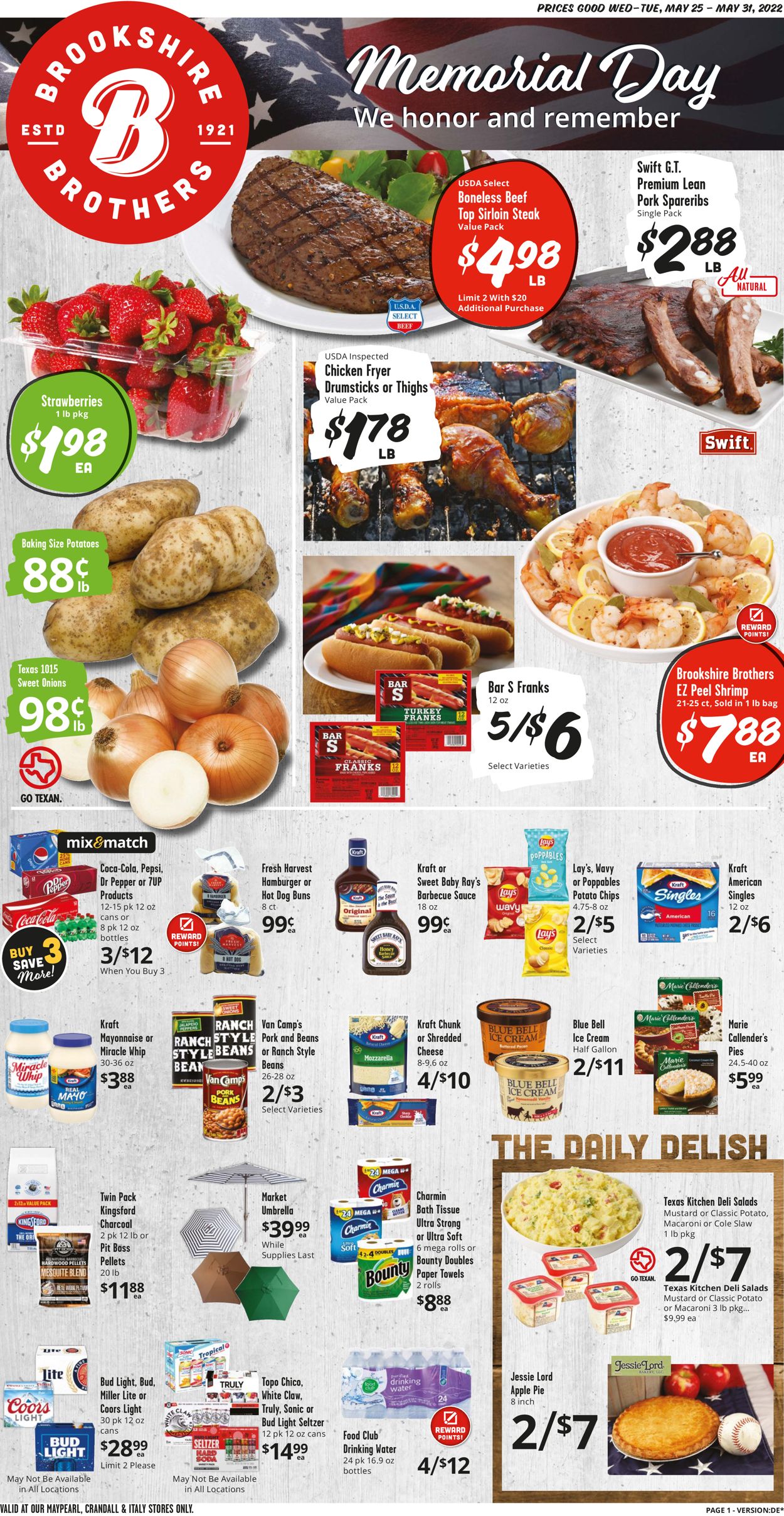 Brookshire Brothers Ad from 05/25/2020