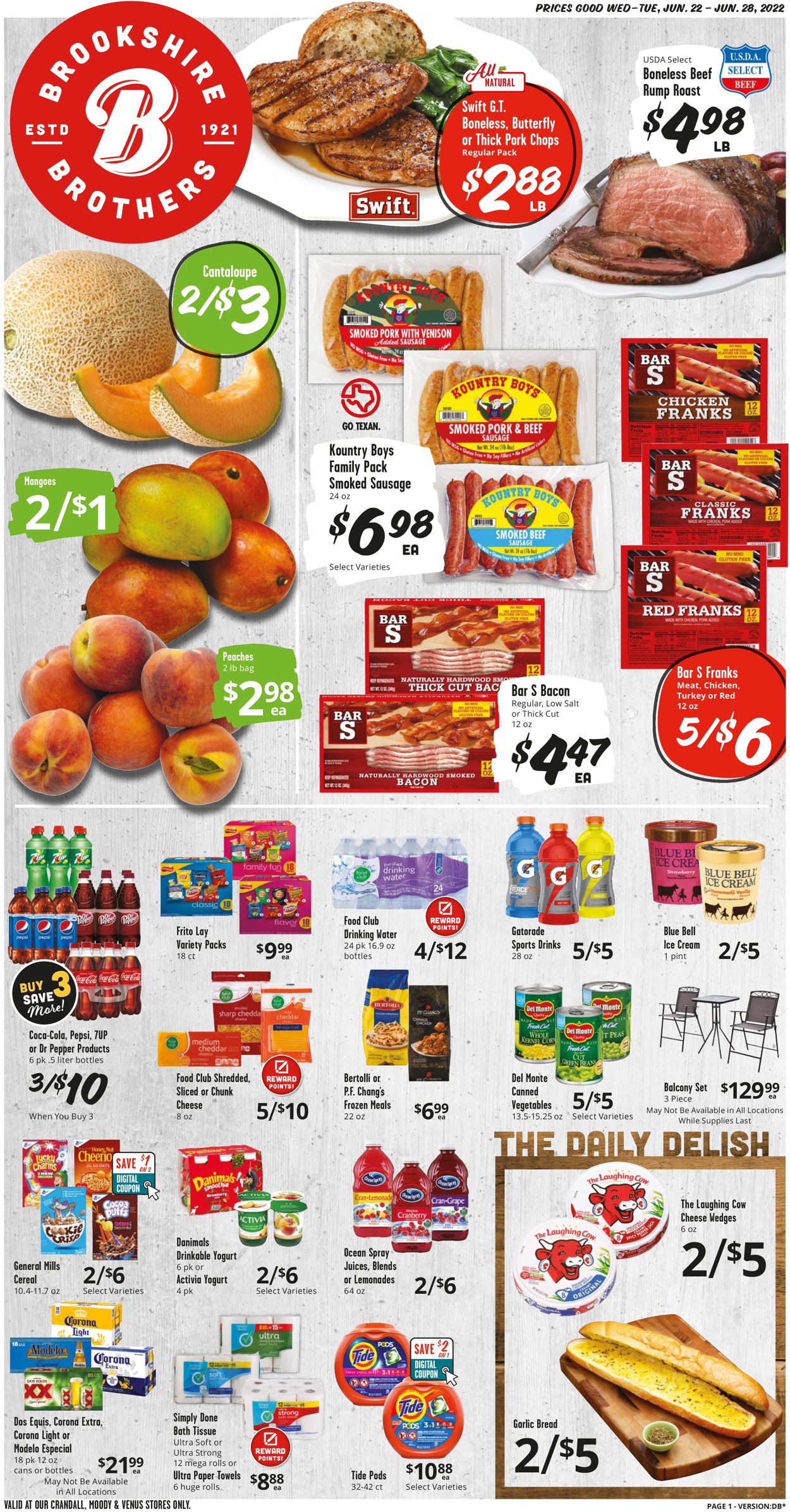 Brookshire Brothers Ad from 06/22/2020