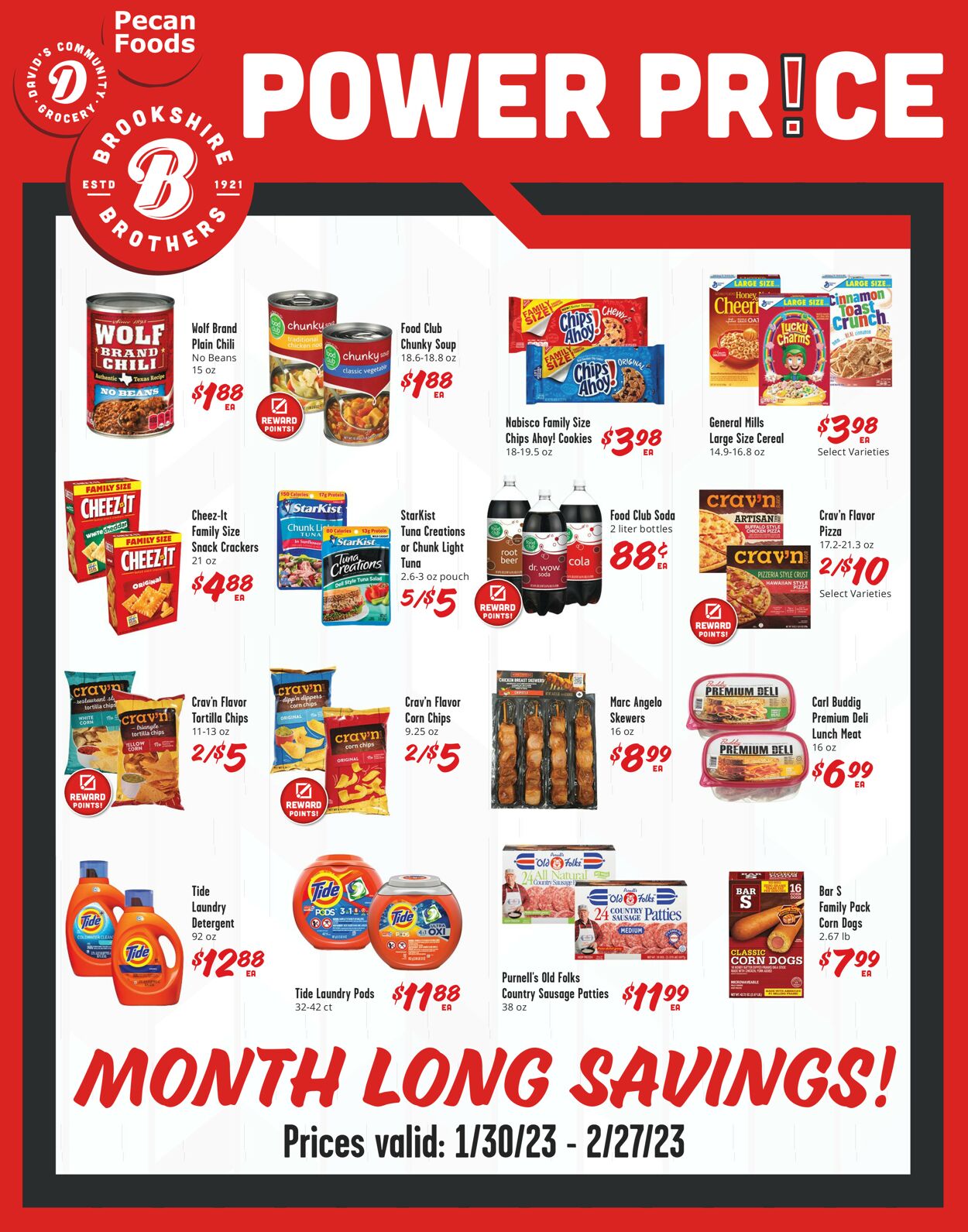 Brookshire Brothers Ad from 01/30/2020