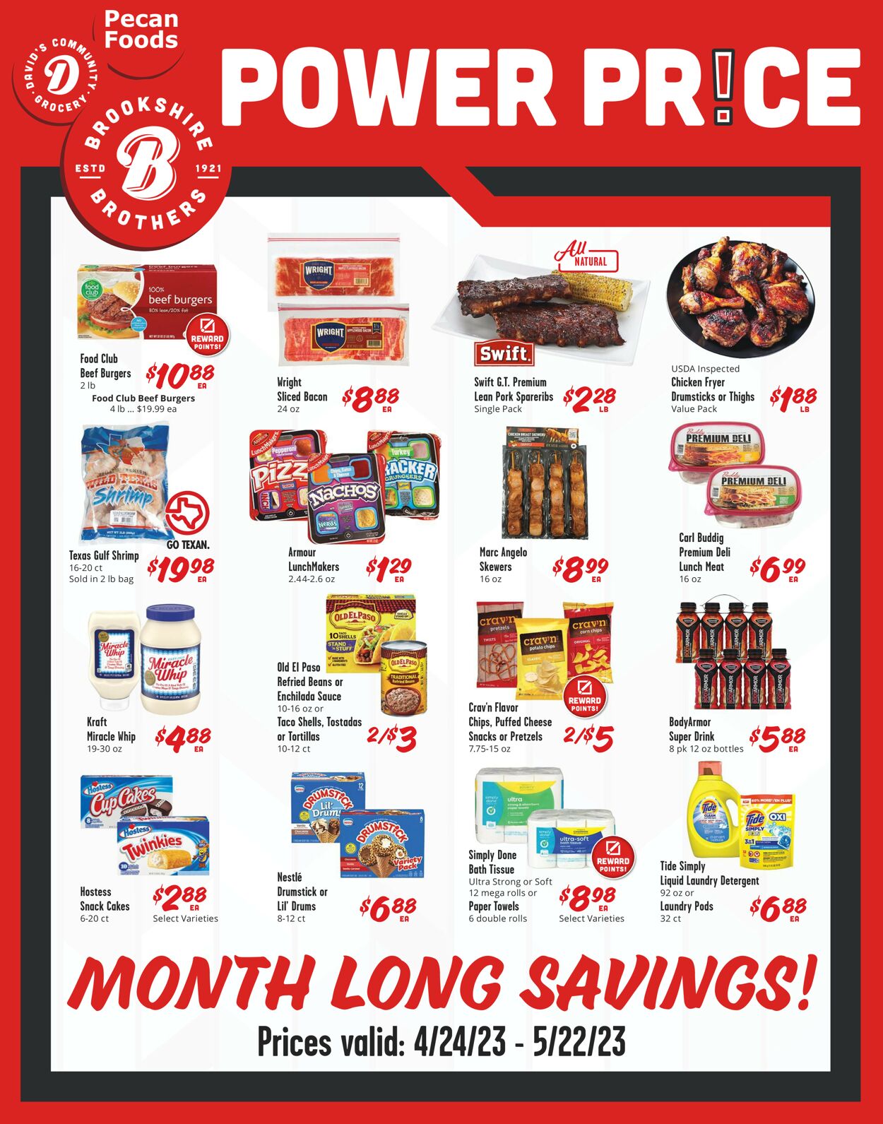 Brookshire Brothers Ad from 04/25/2020