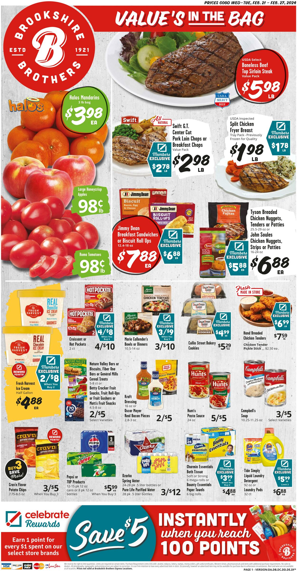 Brookshire Brothers Ad from 02/20/2024