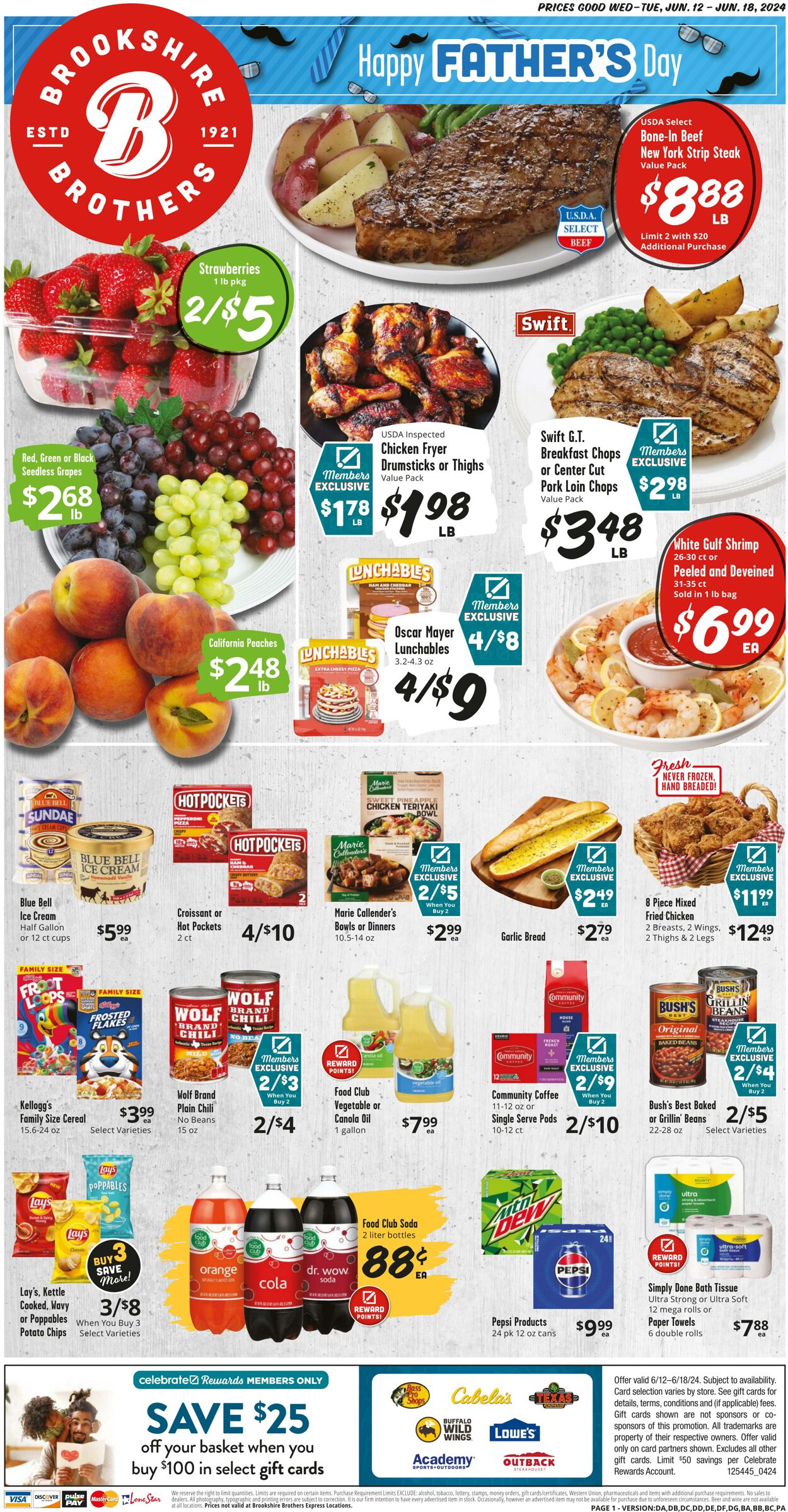 Brookshire Brothers Ad from 06/11/2024