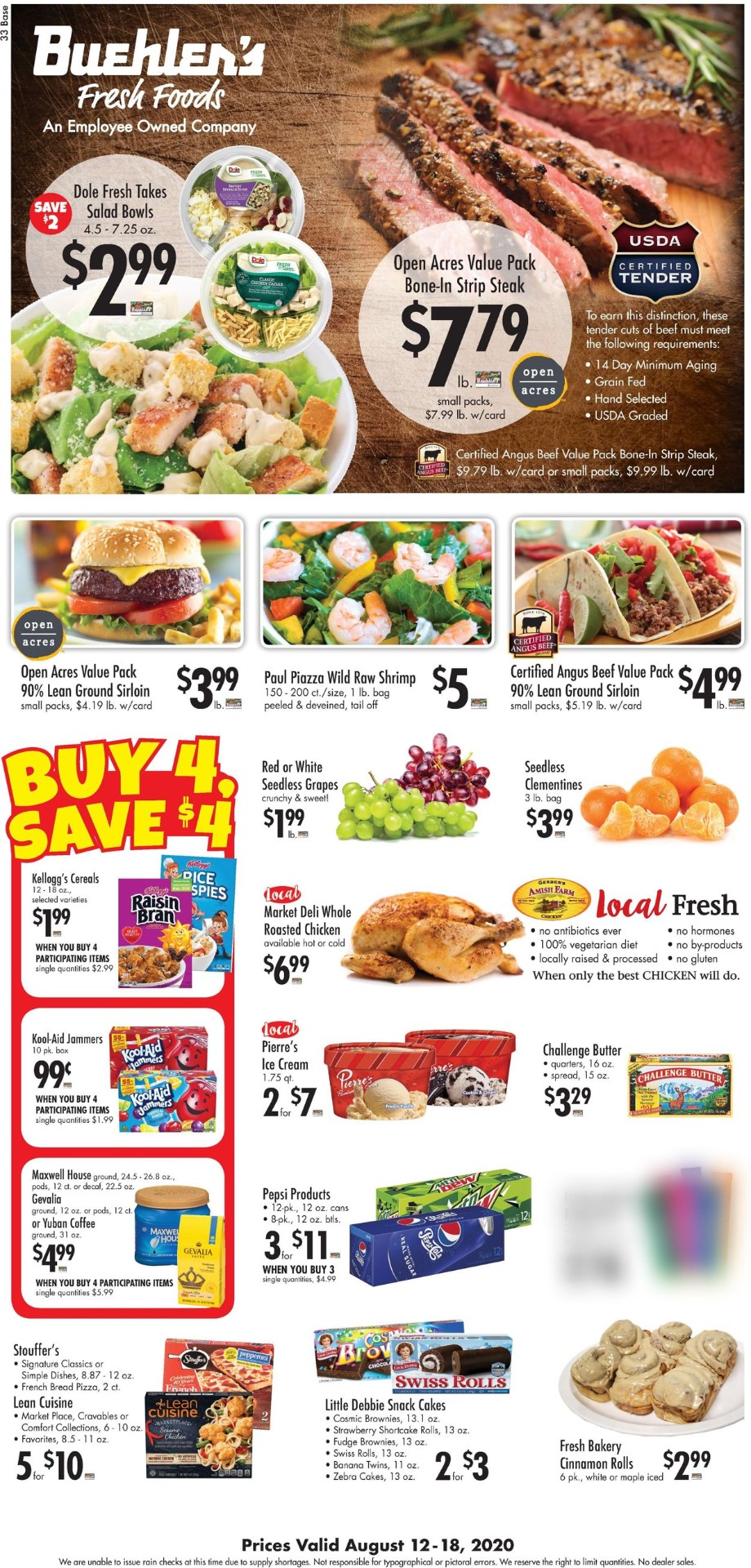 Buehler's Fresh Foods Ad from 08/12/2020