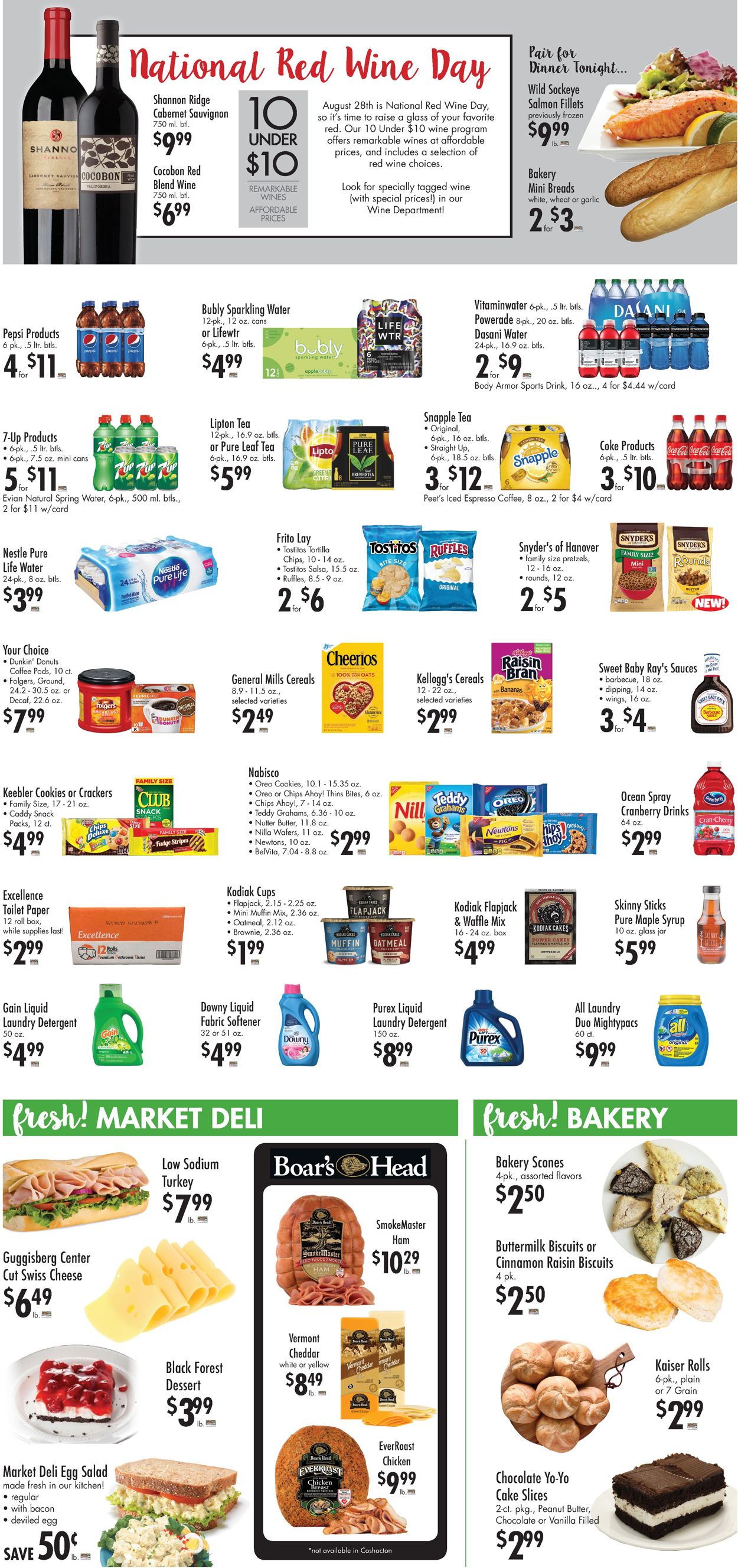 Buehler's Fresh Foods Ad from 08/26/2020