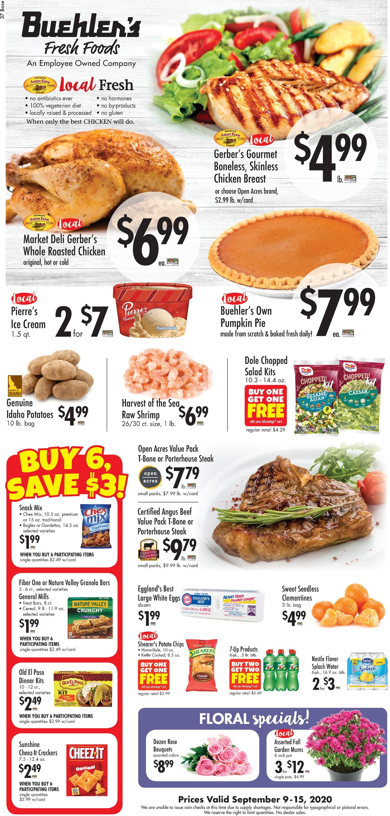 Buehler's Fresh Foods Ad from 09/09/2020
