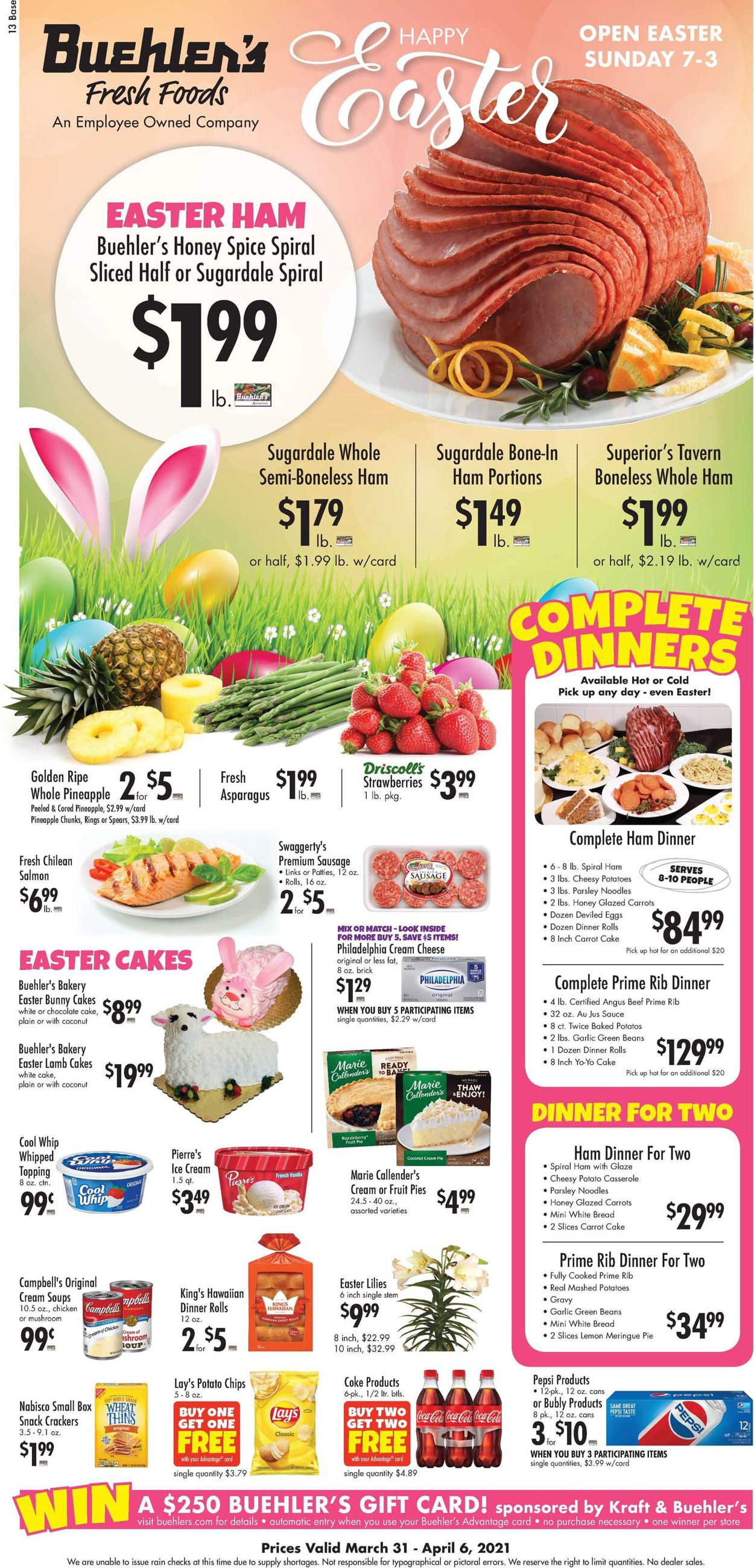 Buehler's Fresh Foods Ad from 03/31/2021