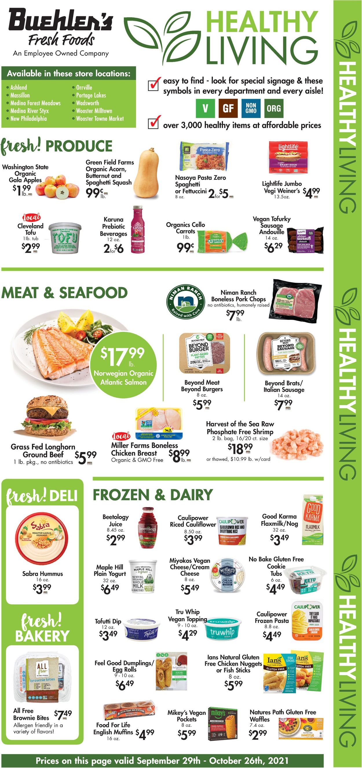 Buehler's Fresh Foods Ad from 09/29/2021