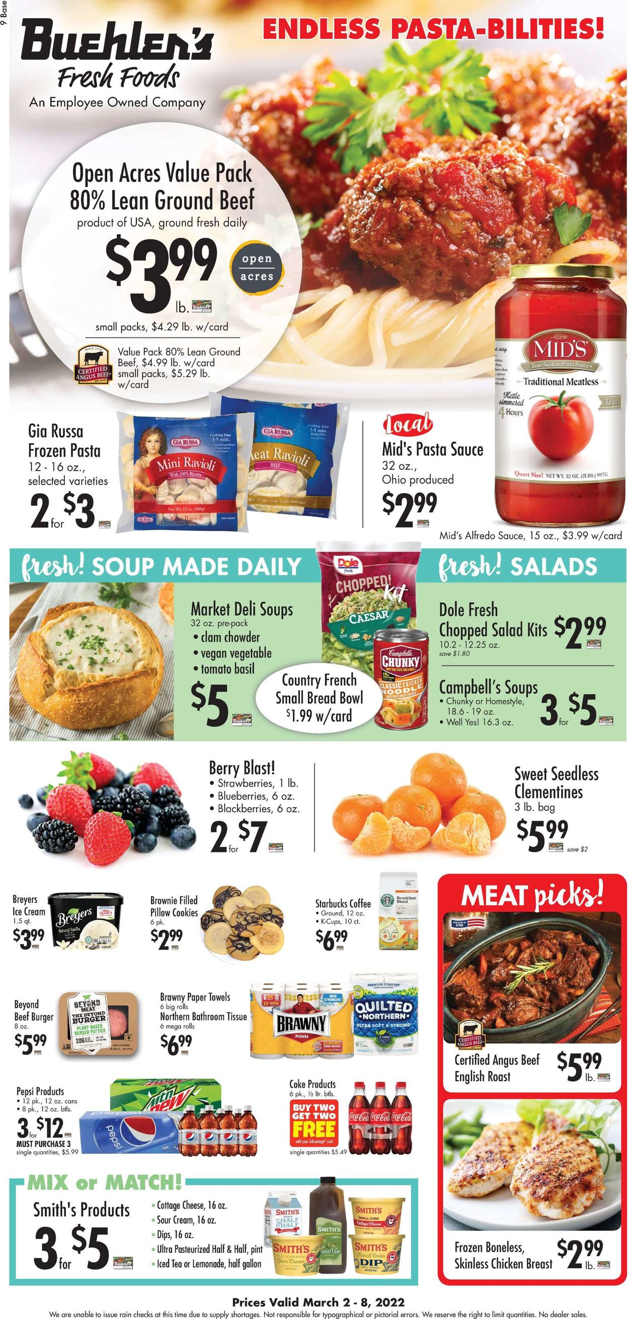 Buehler's Fresh Foods Ad from 03/02/2022