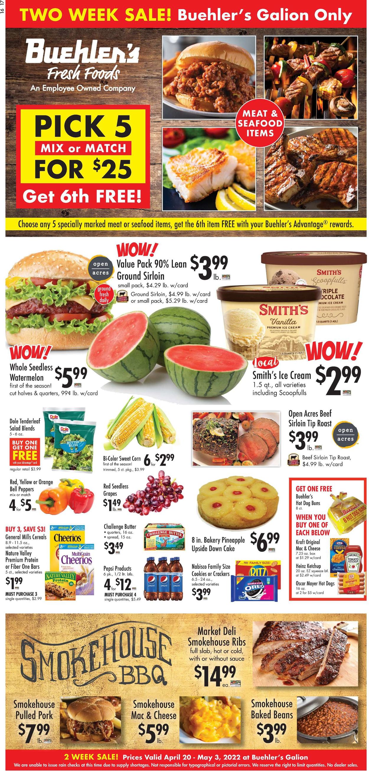 Buehler's Fresh Foods Ad from 04/20/2022