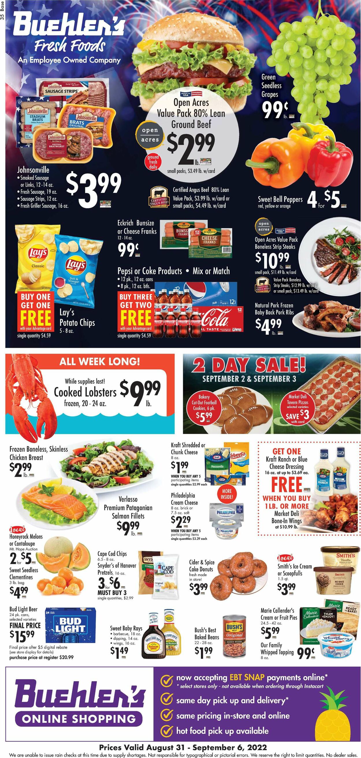 Buehler's Fresh Foods Ad from 08/31/2022
