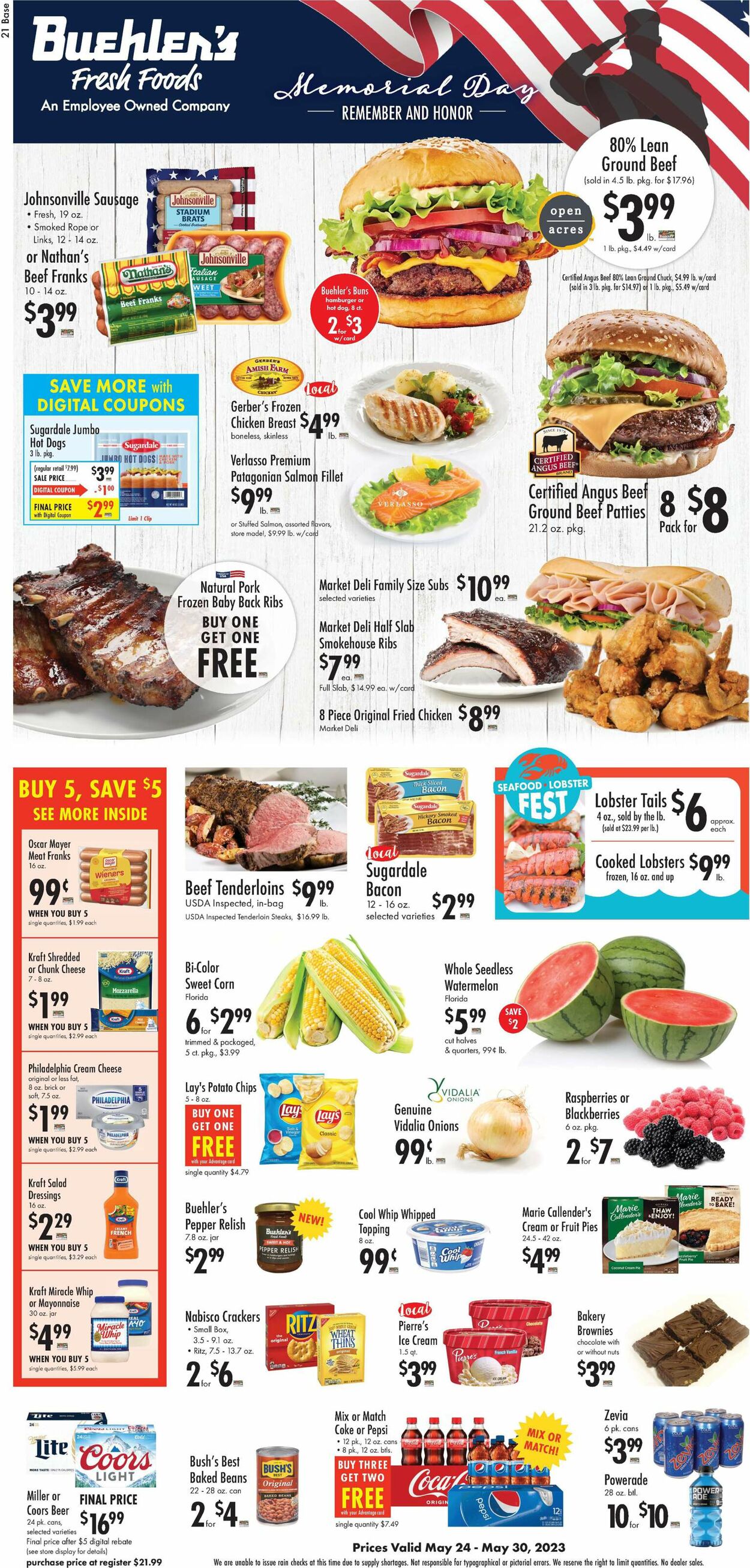 Buehler's Fresh Foods Ad from 05/24/2023