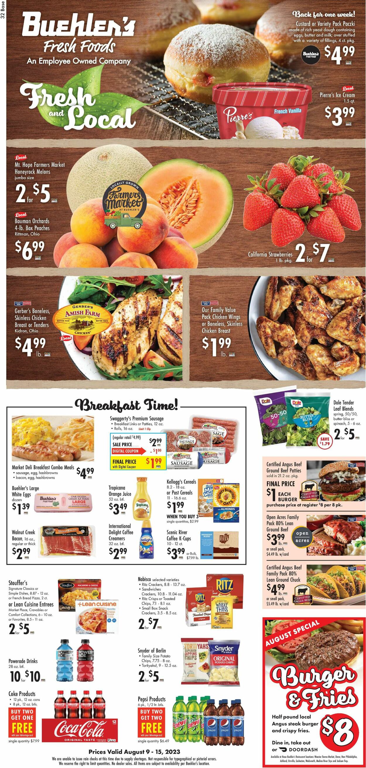 Buehler's Fresh Foods Ad from 08/09/2023