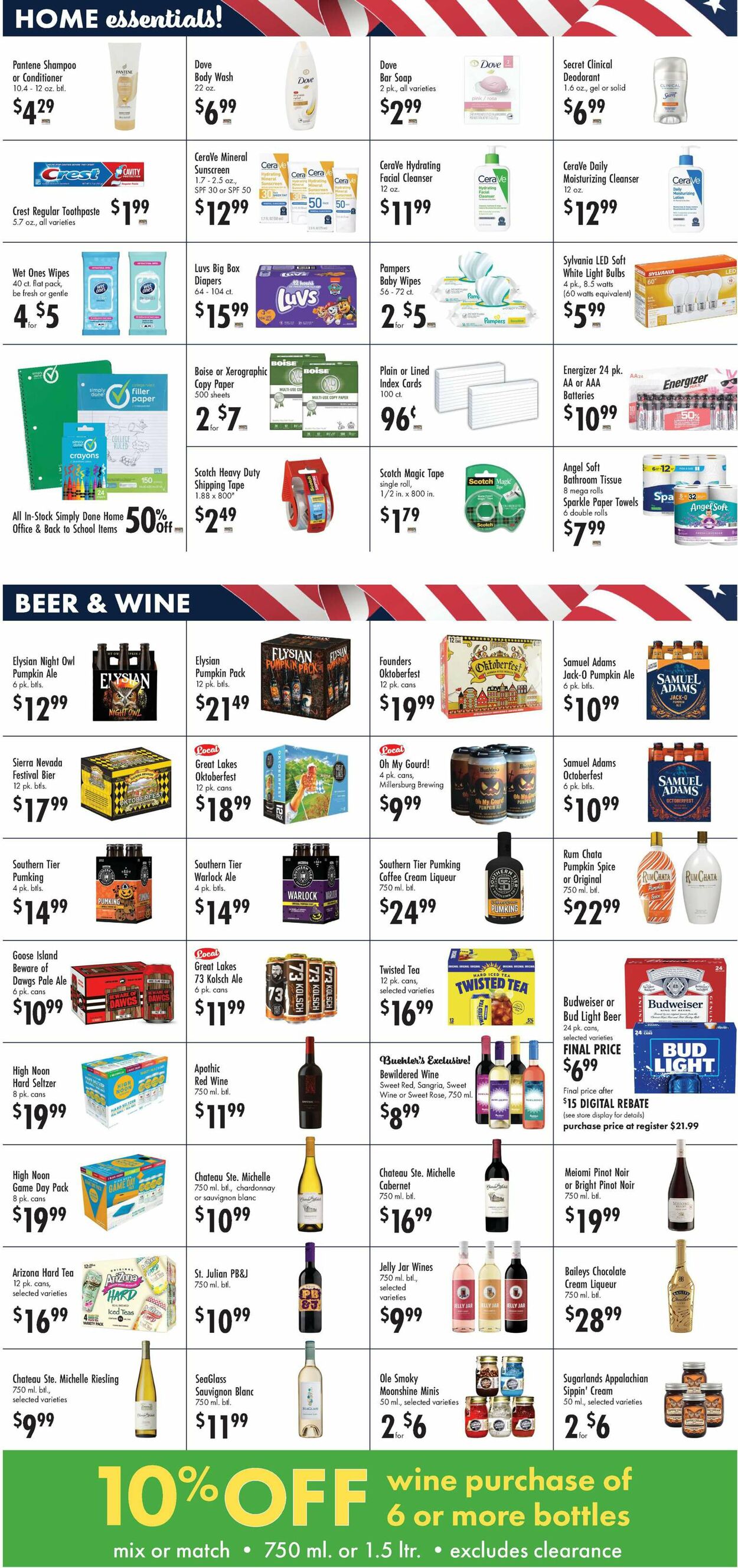 Buehler's Fresh Foods Ad from 08/30/2023