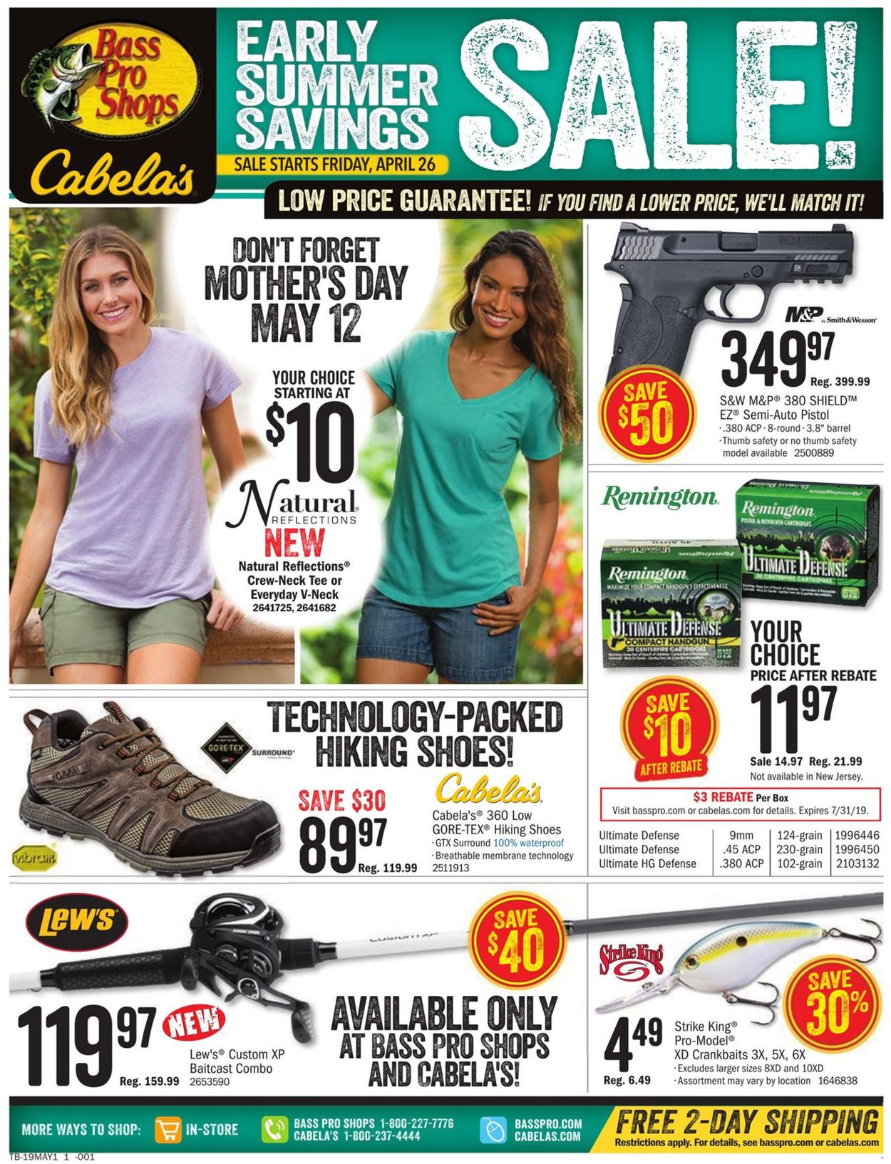 Cabela's Ad from 04/26/2019