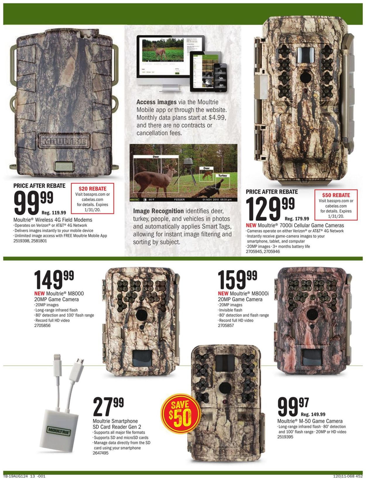 Cabela's Ad from 07/26/2019
