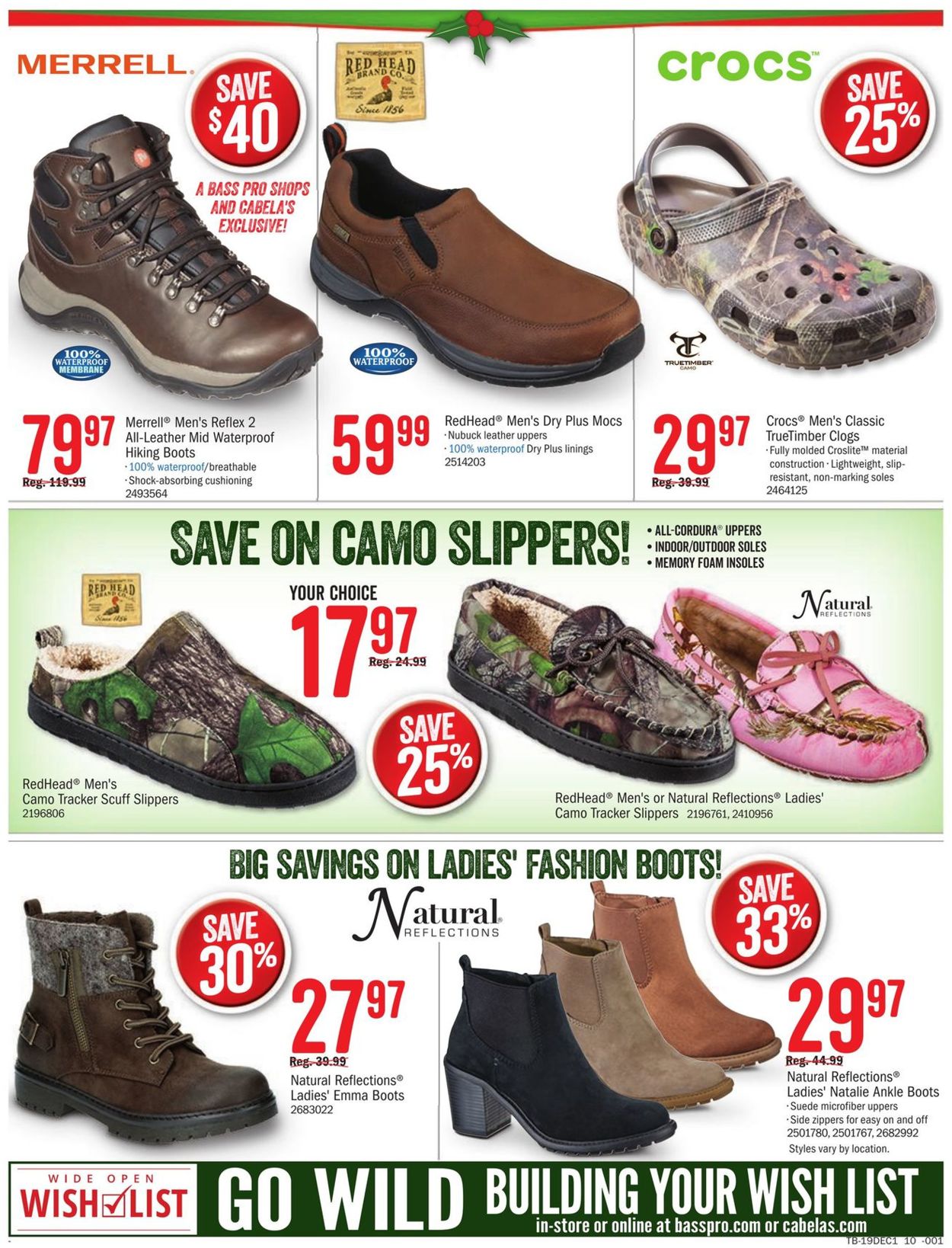 Cabela's Ad from 12/02/2019