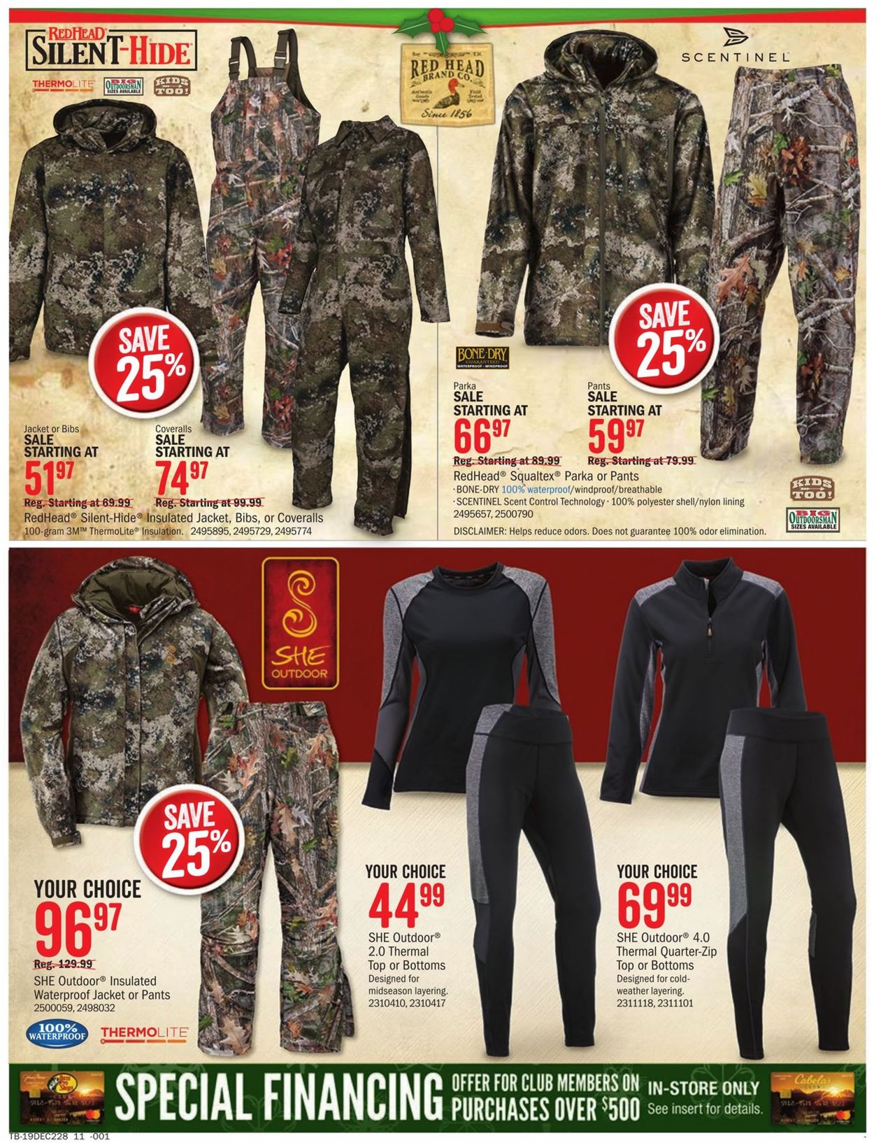 Cabela's Ad from 12/08/2019
