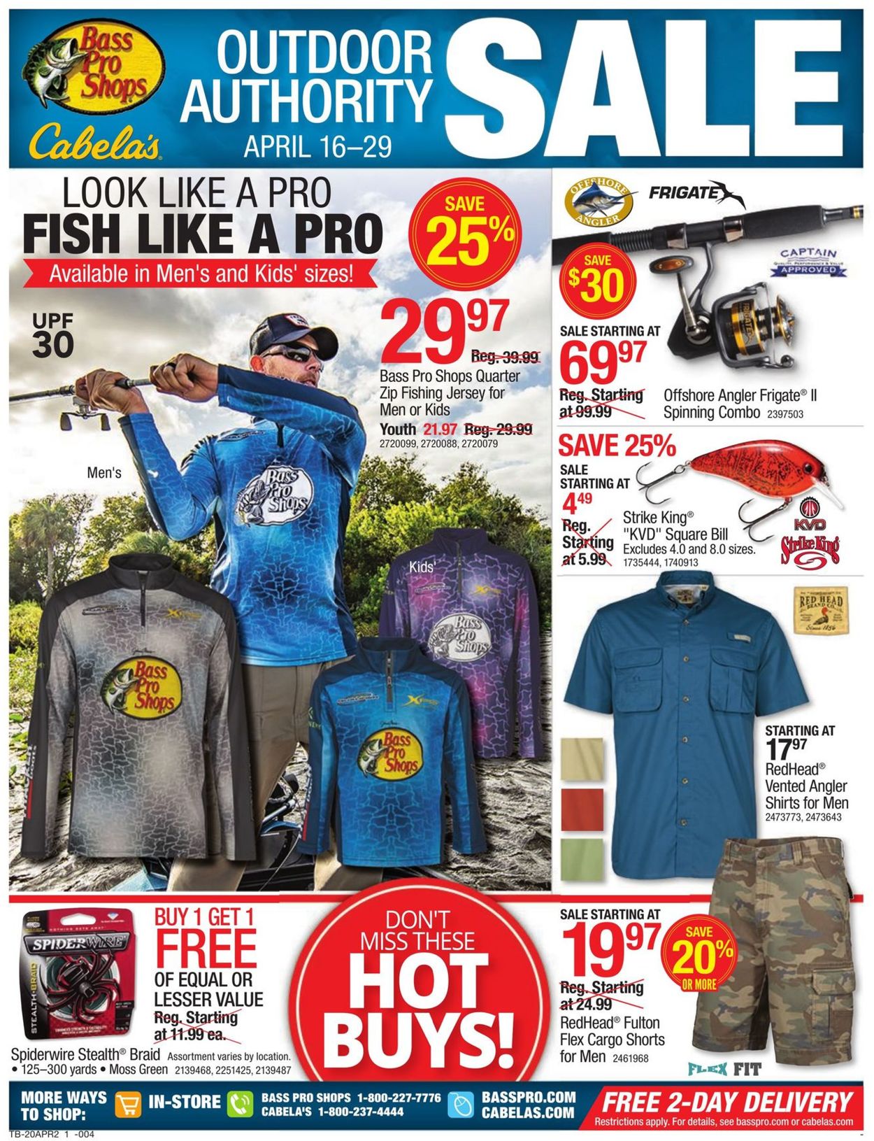 Cabela's Ad from 04/16/2020