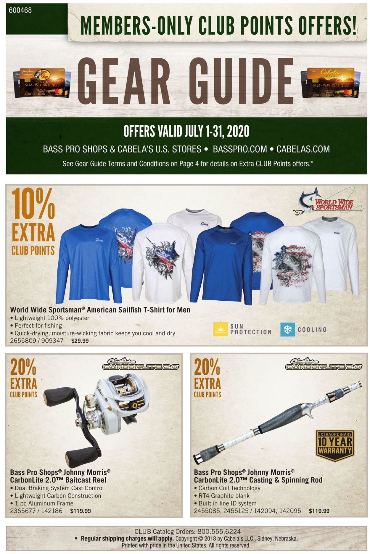 Cabela's Ad from 07/01/2020