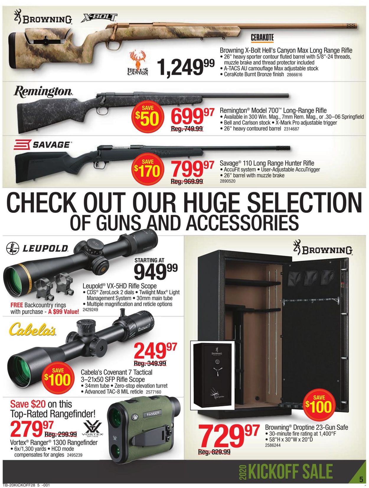 Cabela's Ad from 08/27/2020