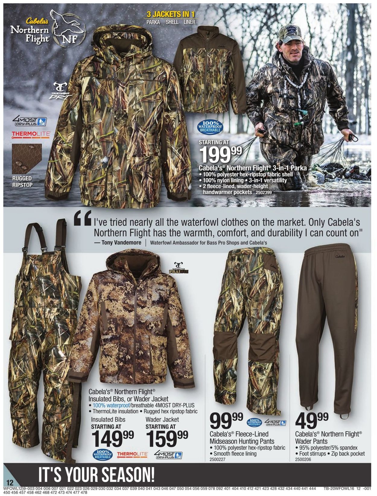 Cabela's Ad from 11/19/2020