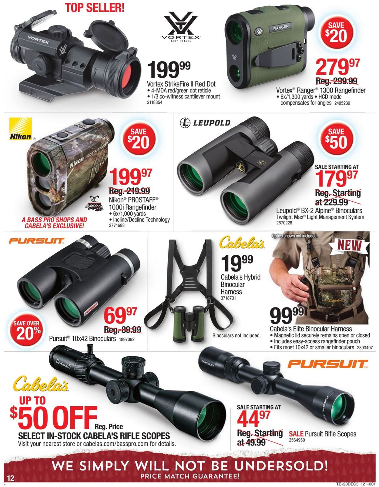 Cabela's Ad from 12/17/2020