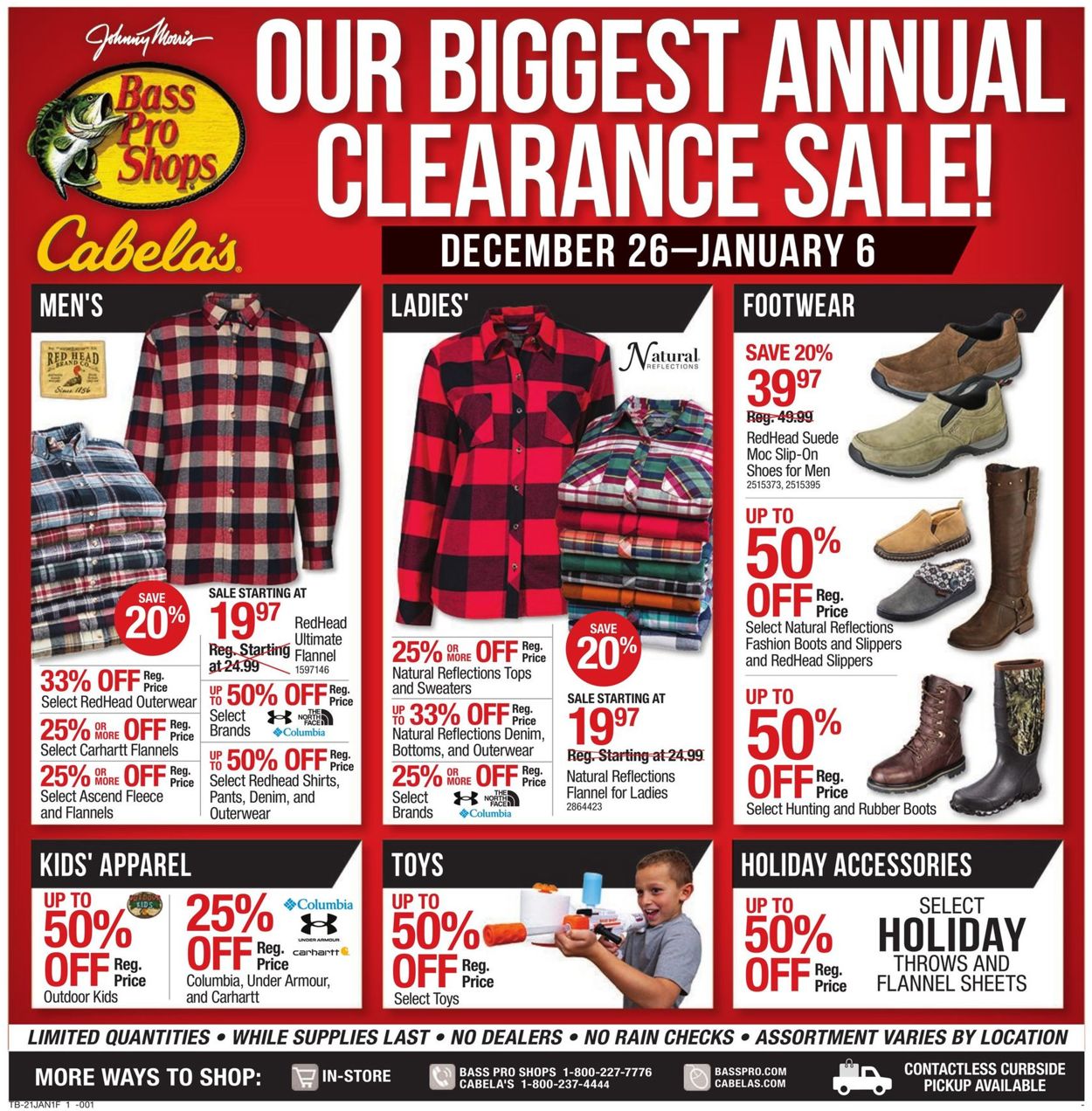 Cabela's Ad from 12/26/2020