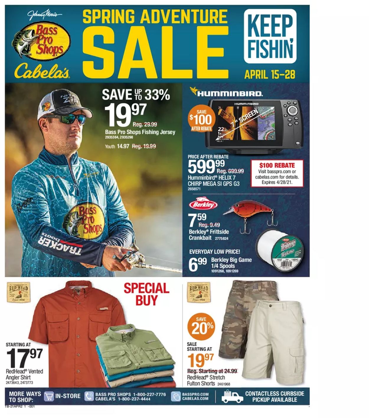 Cabela's Ad from 04/15/2021