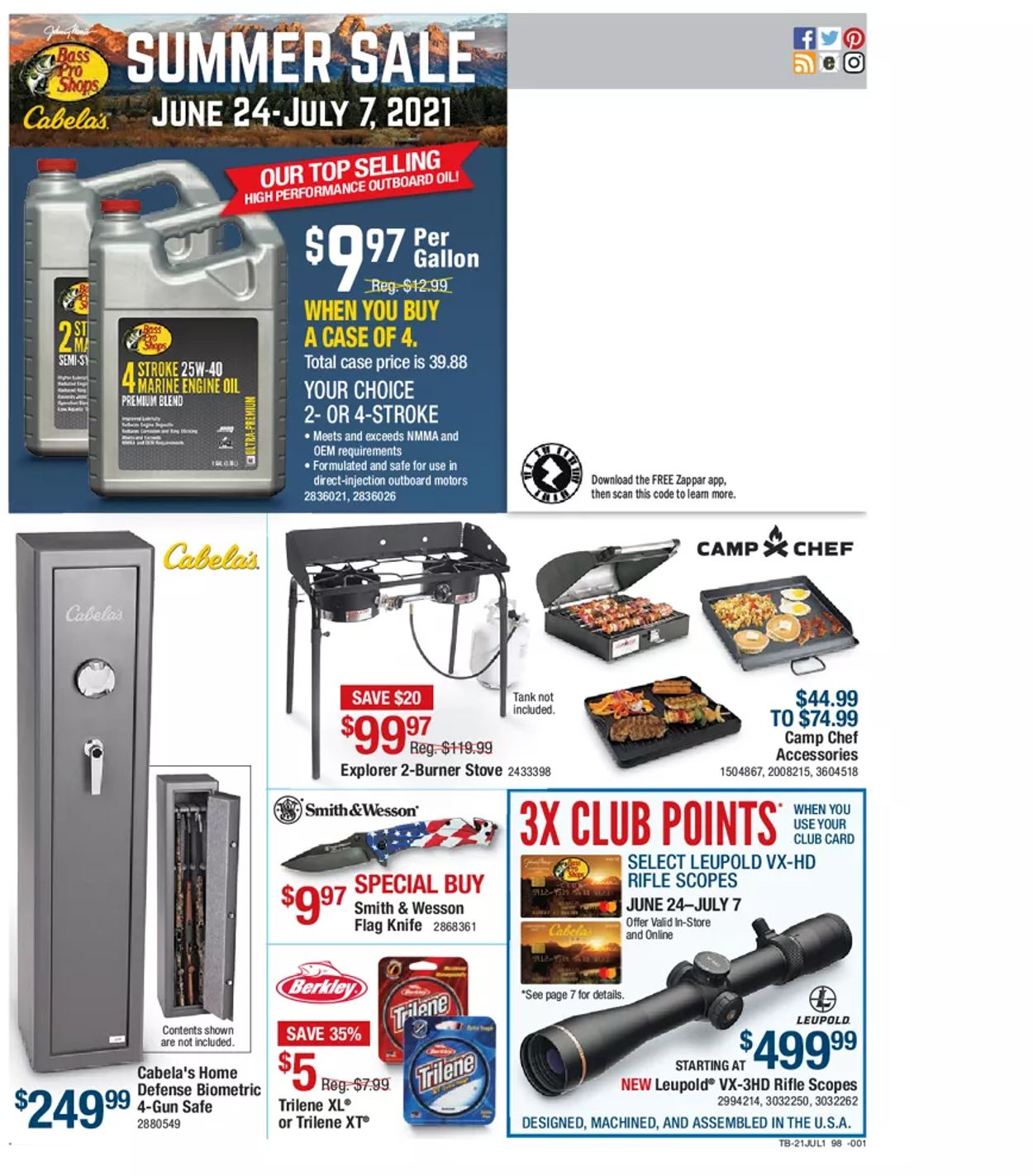 Cabela's Ad from 06/24/2021
