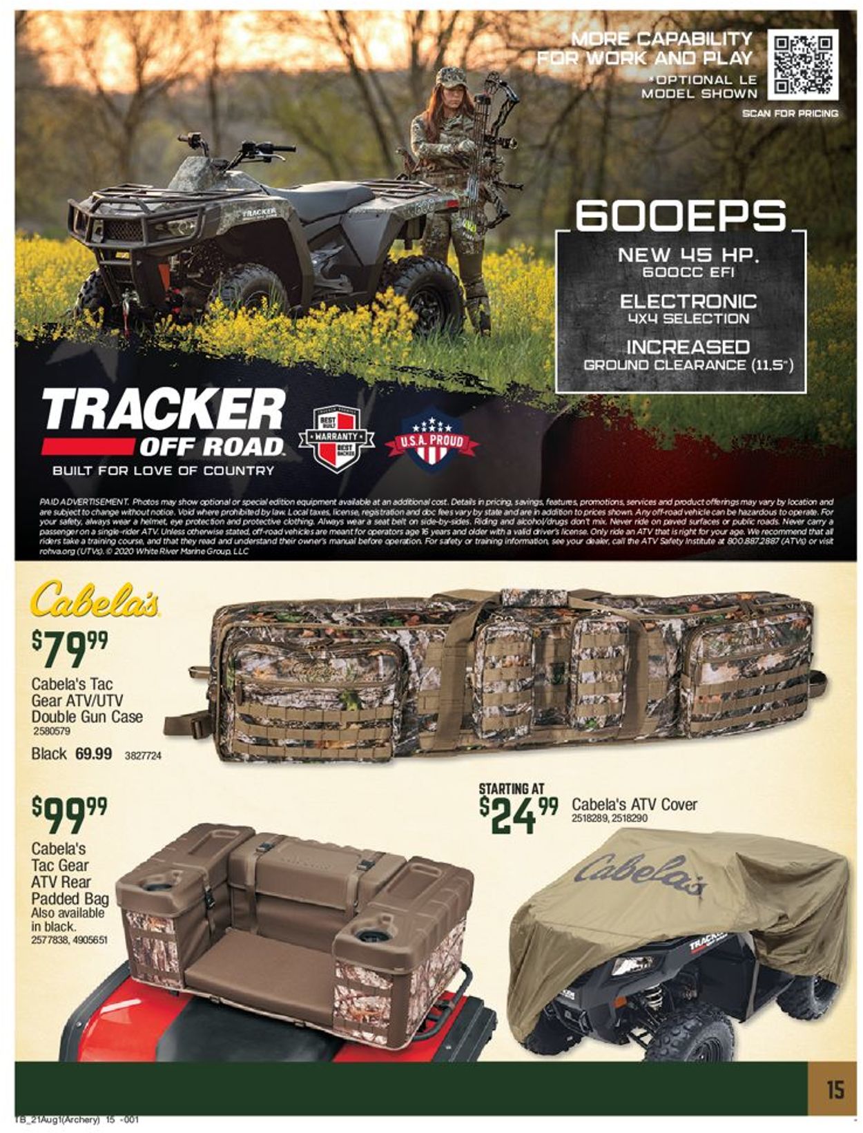 Cabela's Ad from 08/05/2021
