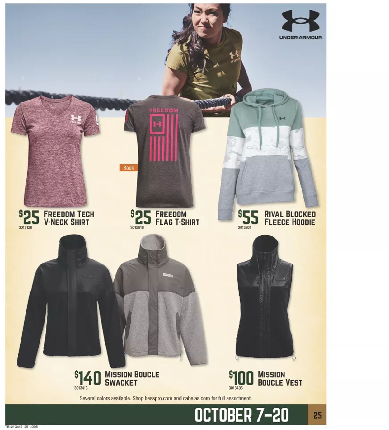 Cabela's Ad from 10/07/2021